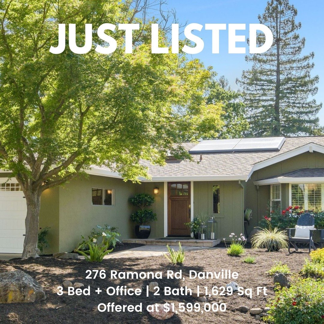The perfect blend of classic charm with an unbeatable location = our new listing!!! 🏡⭐️

Welcome to your dream home perfectly located in the heart of Danville. This beautiful home features three bedrooms + office, 2 bathrooms, and is situated on a s