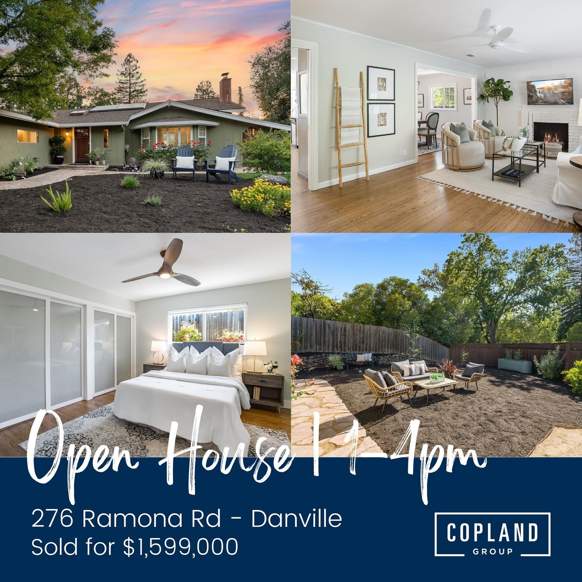 Join us for an open house today at our beautiful new listing at 276 Ramona Rd in Danville 🏡🤩 from 1-4pm

Perfectly located in the heart of Danville, this beautiful home features three bedrooms + office, 2 bathrooms, and is situated on a spacious &f