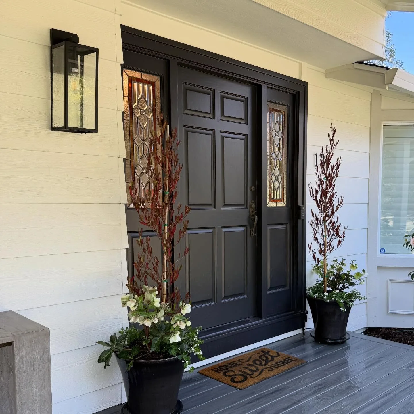 The front porch is the handshake of the house 🤝

It sets the tone, boosts curb appeal, and makes buyers say ooooh before they even step inside.
This front door understood the assignment&mdash;check out this glow up ✨🏡 

✅ Fresh paint 
✅ New exterio