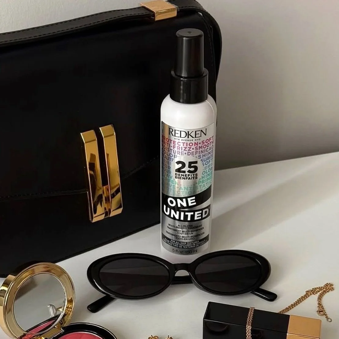 Redken One United is one of our top sellers and a staple in elevated haircare routines 👏🏼🤍

A multi-benefit leave-in treatment designed to nourish, protect, and perfect in a single step. It effortlessly detangles, smooths, controls frizz, enhances