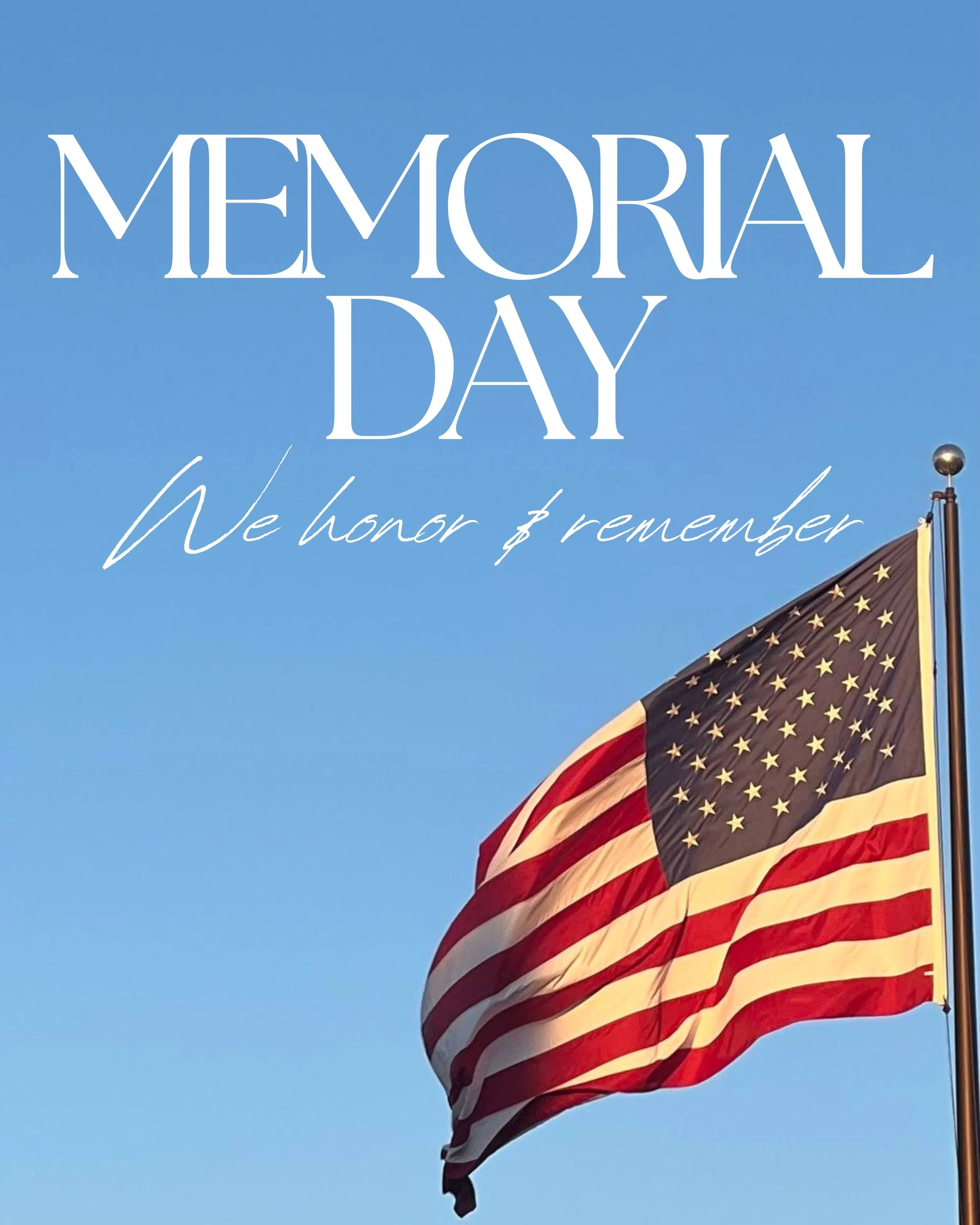 Happy Memorial Day! Today and every day, D3 honors our veterans and those who made the ultimate sacrifice for our freedom.

We remember and honor you always ❤️

We hope you&rsquo;re all enjoying your long weekend, and we look forward to welcoming you