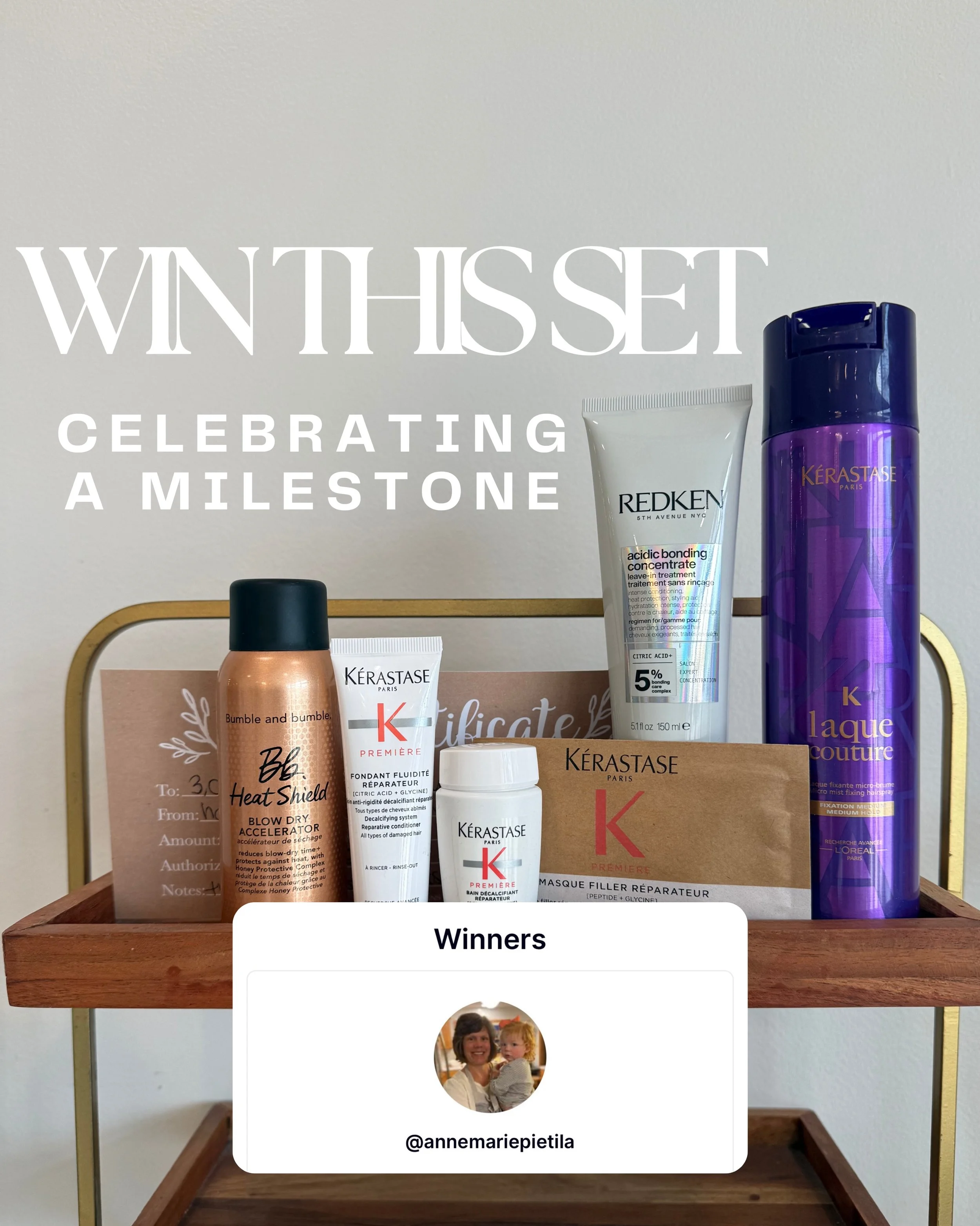 Thank you to everyone who entered our followers contest! ✨

We&rsquo;re so excited to announce our winner, Annemarie!

Thank you for following along and continuing to support us. We always want our followers to feel valued and find inspiration, educa