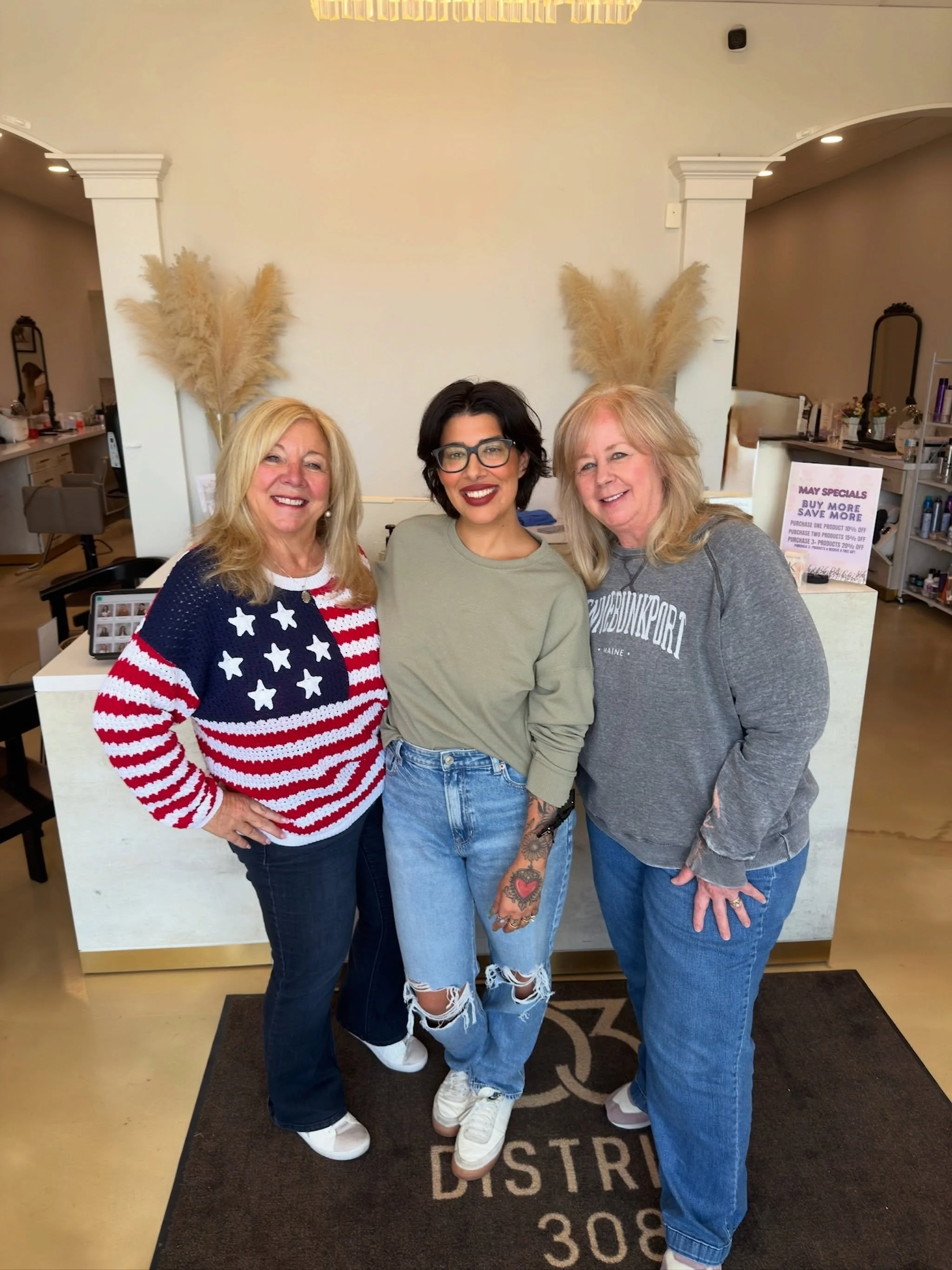 Happy National Best Friends Day! What&rsquo;s better than getting your hair done? Getting your hair done with your best friend.

Ninalee treated Debi &amp; Kelly to a salon day together, and we absolutely loved having them in our chairs.

Refer a new