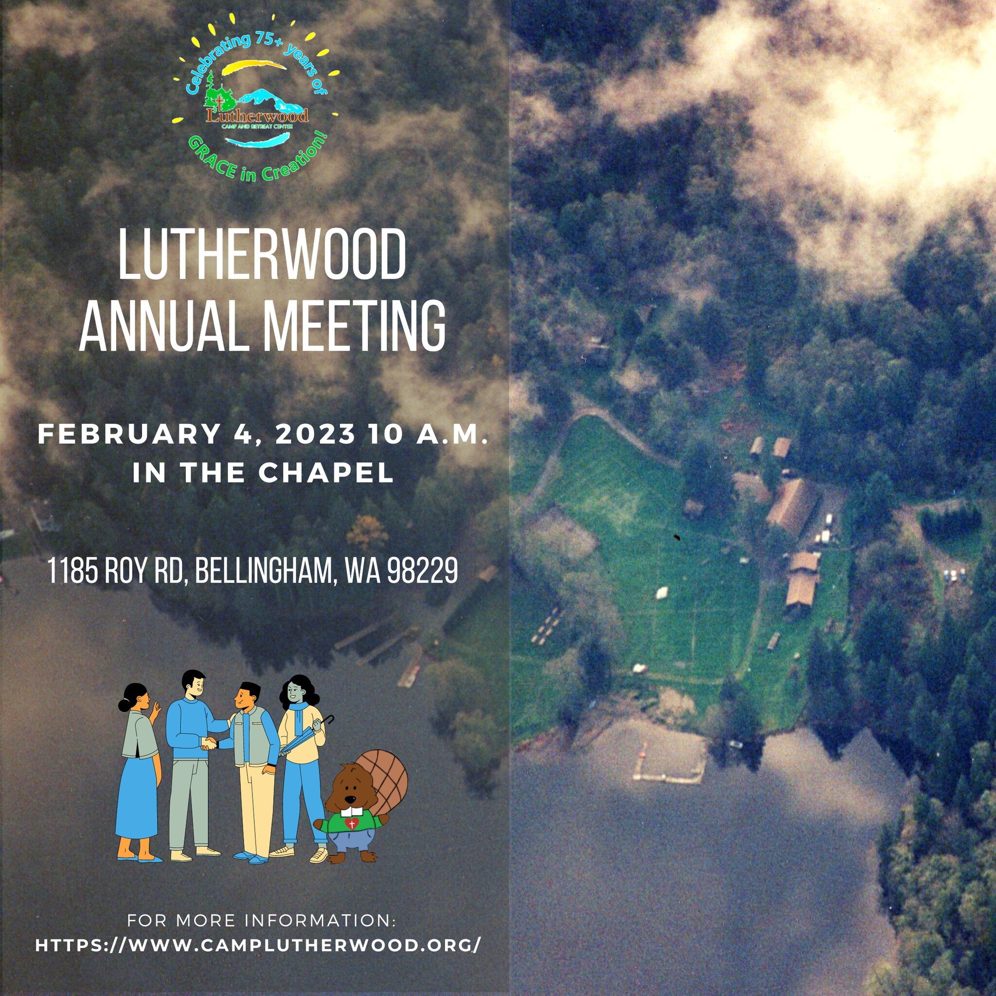 February 4, 2023, at 10 a.m. We will gather in the chapel at Lutherwood. Please check with the camp office to see if your congregation is a contributing member and come and vote. Each member congregation can send 1 clergy member and 2 lay members. (o