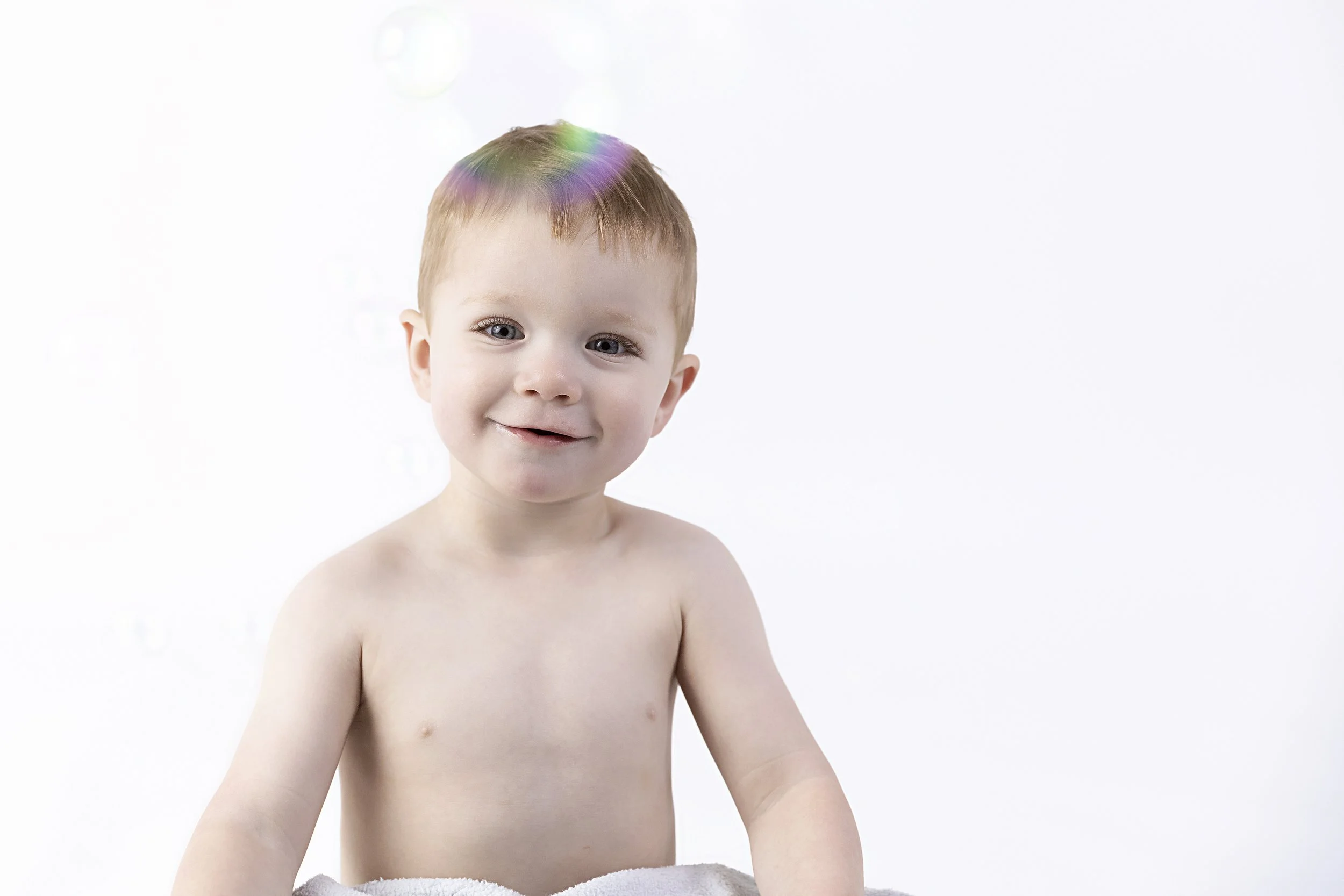 Toddler Session with Bubble Machine