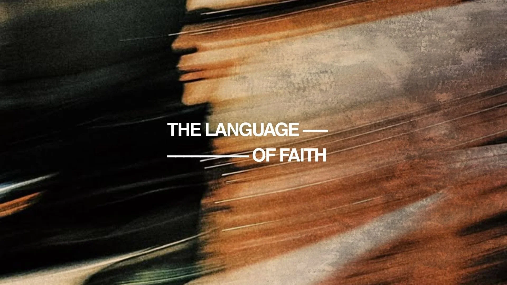 THE LANGUAGE OF FAITH: SIN - GUIDE