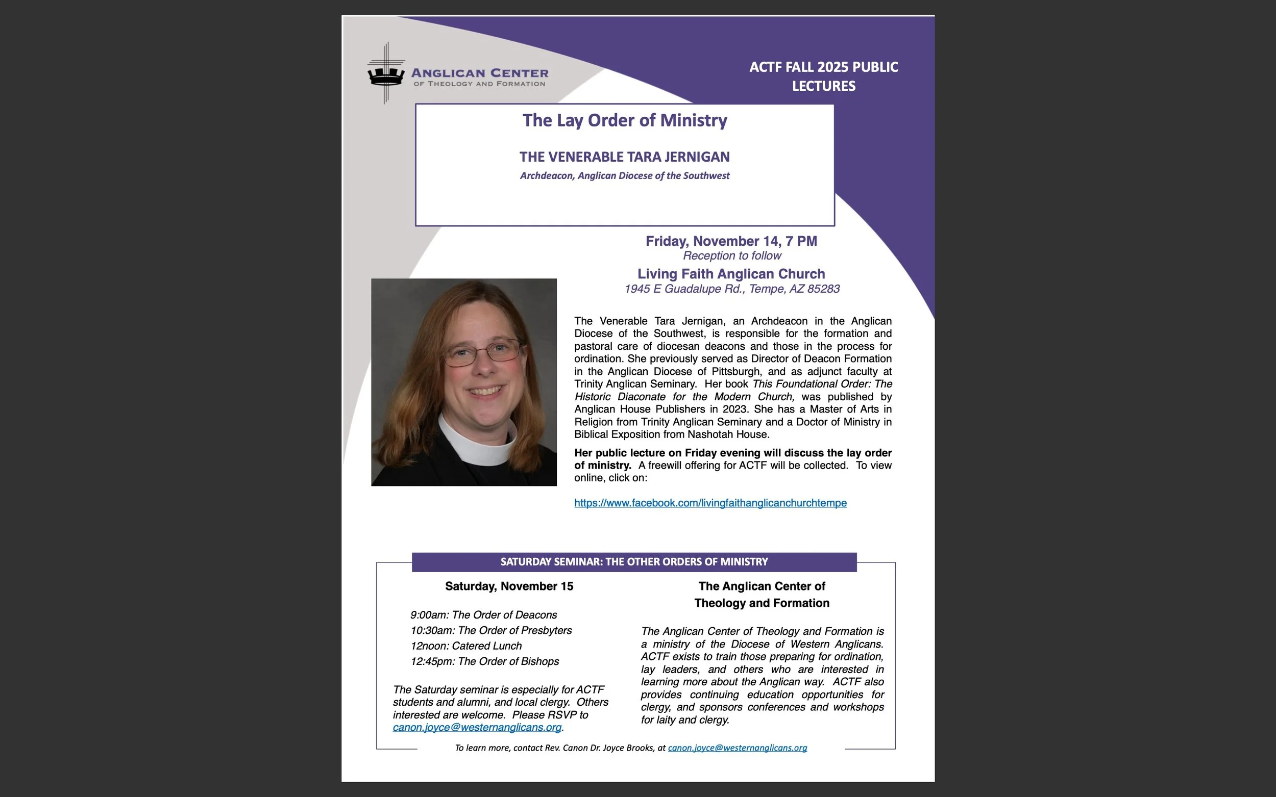 ACTF Seminar Friday Nov 14, 2025