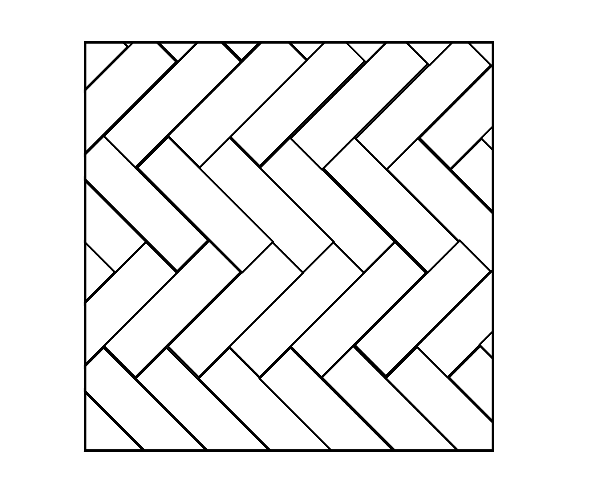 Horizontal Herringbone