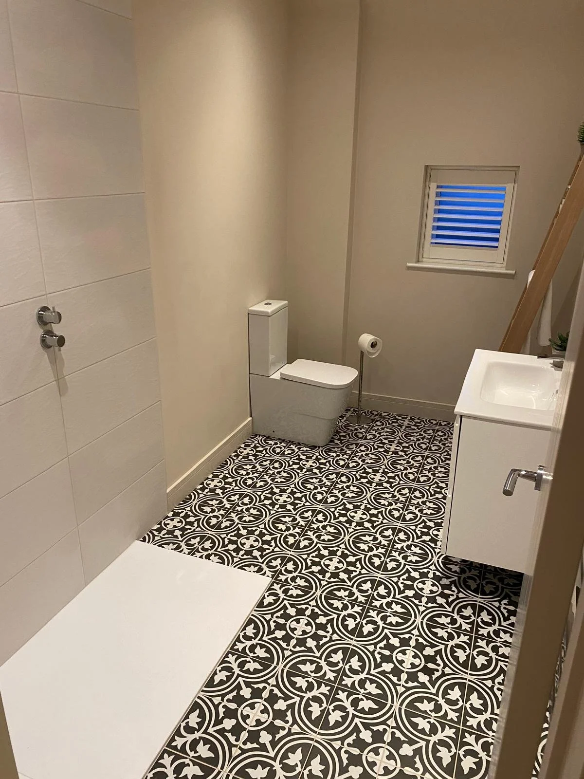 Patterned Floor Tiling