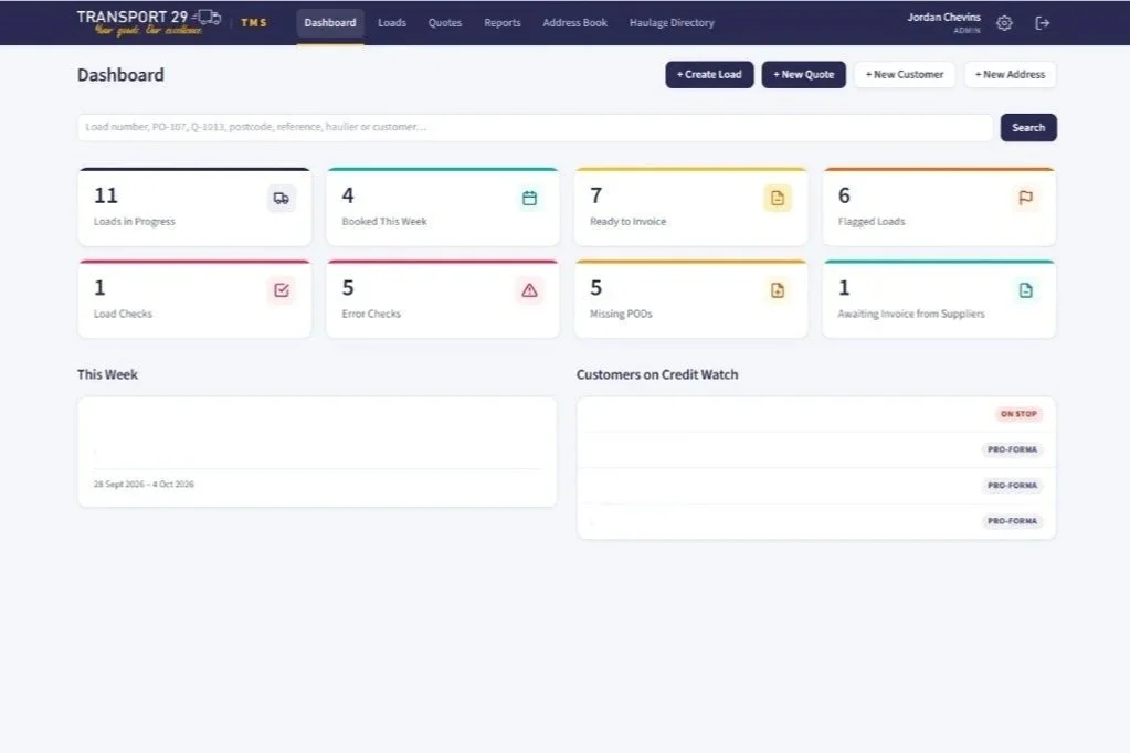 TMS Upgrade – AI Integration