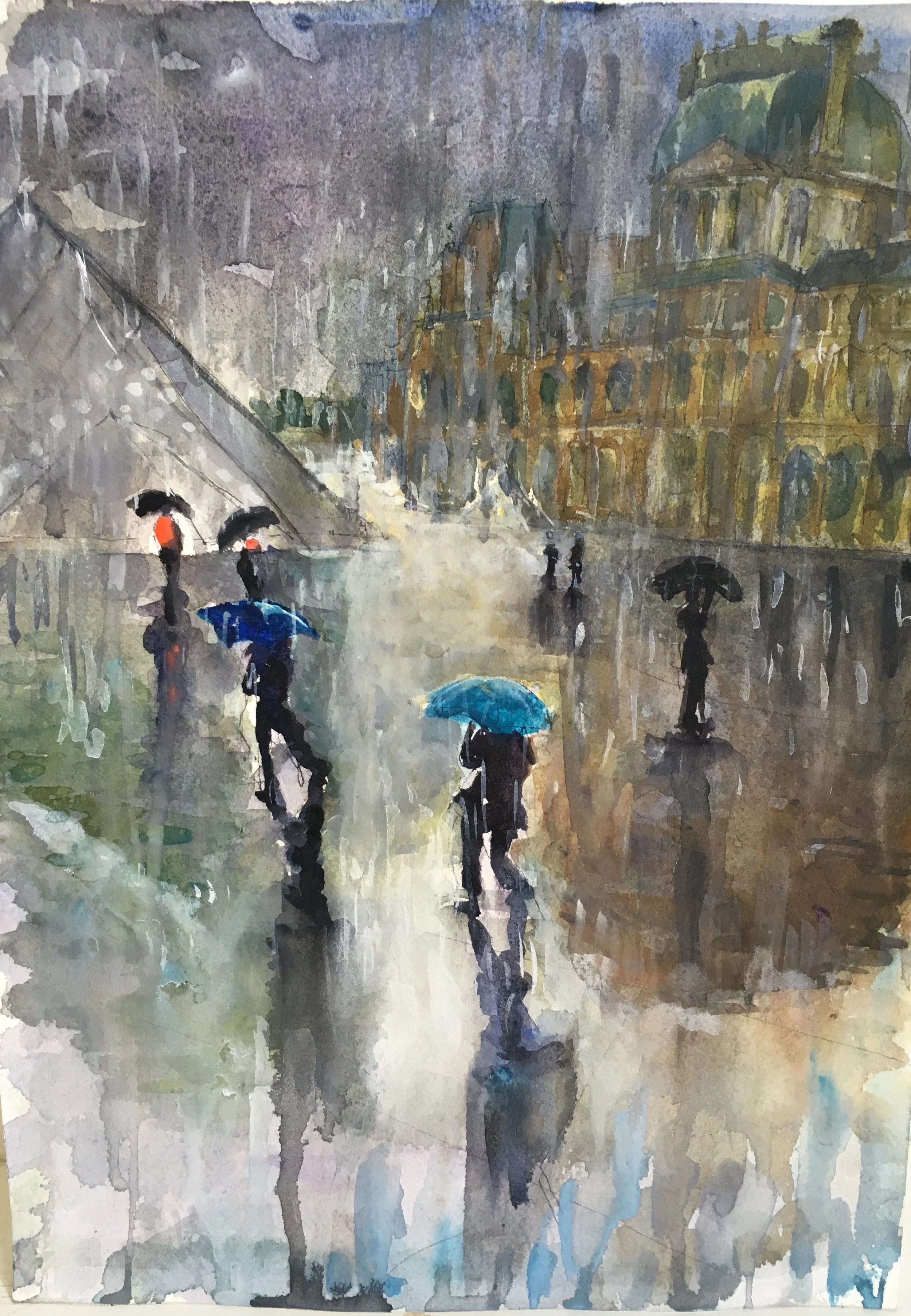 Paris in the Rain  available as a print 