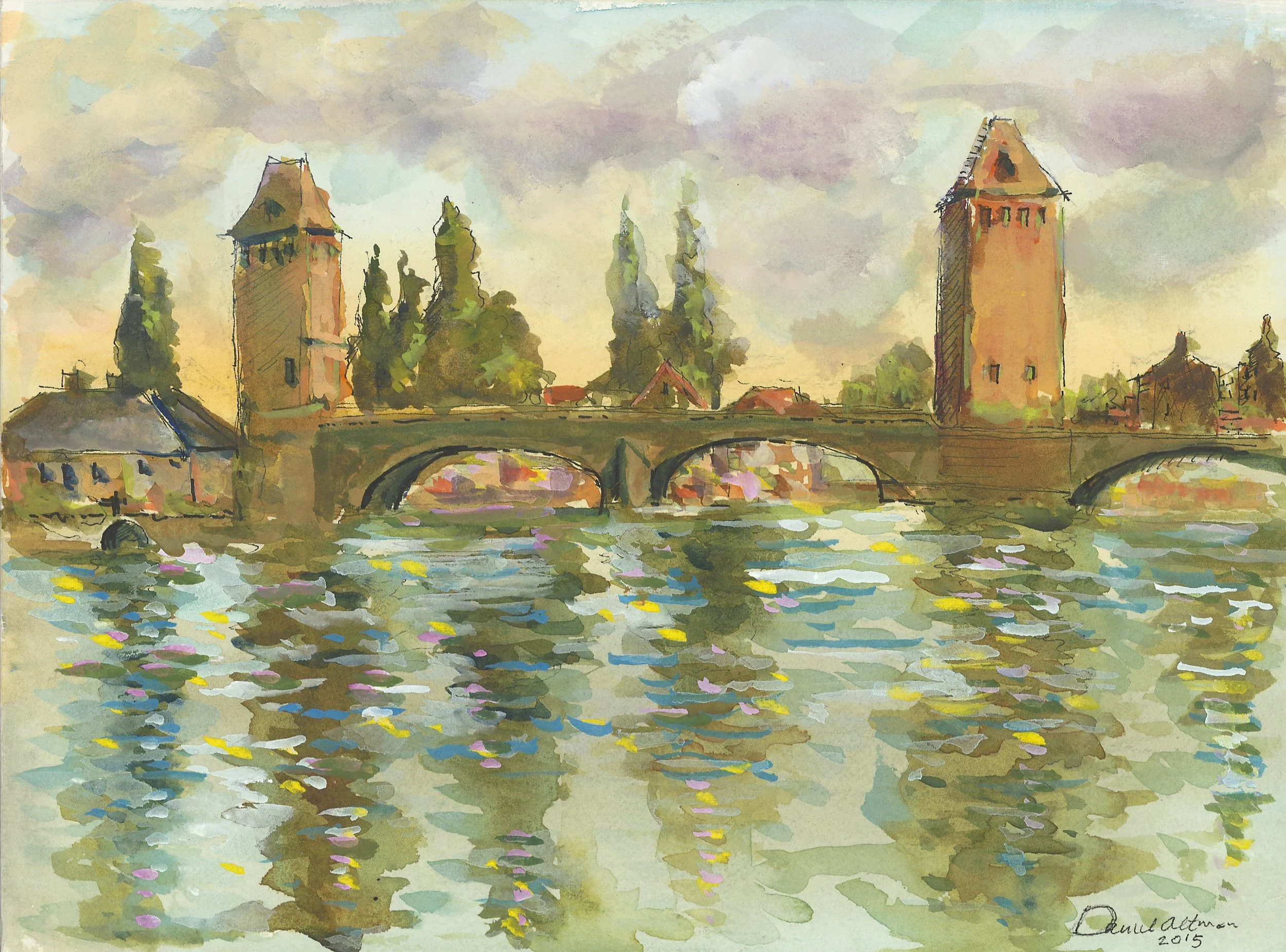 Ponts Couverts Strasburg, France  available as print 