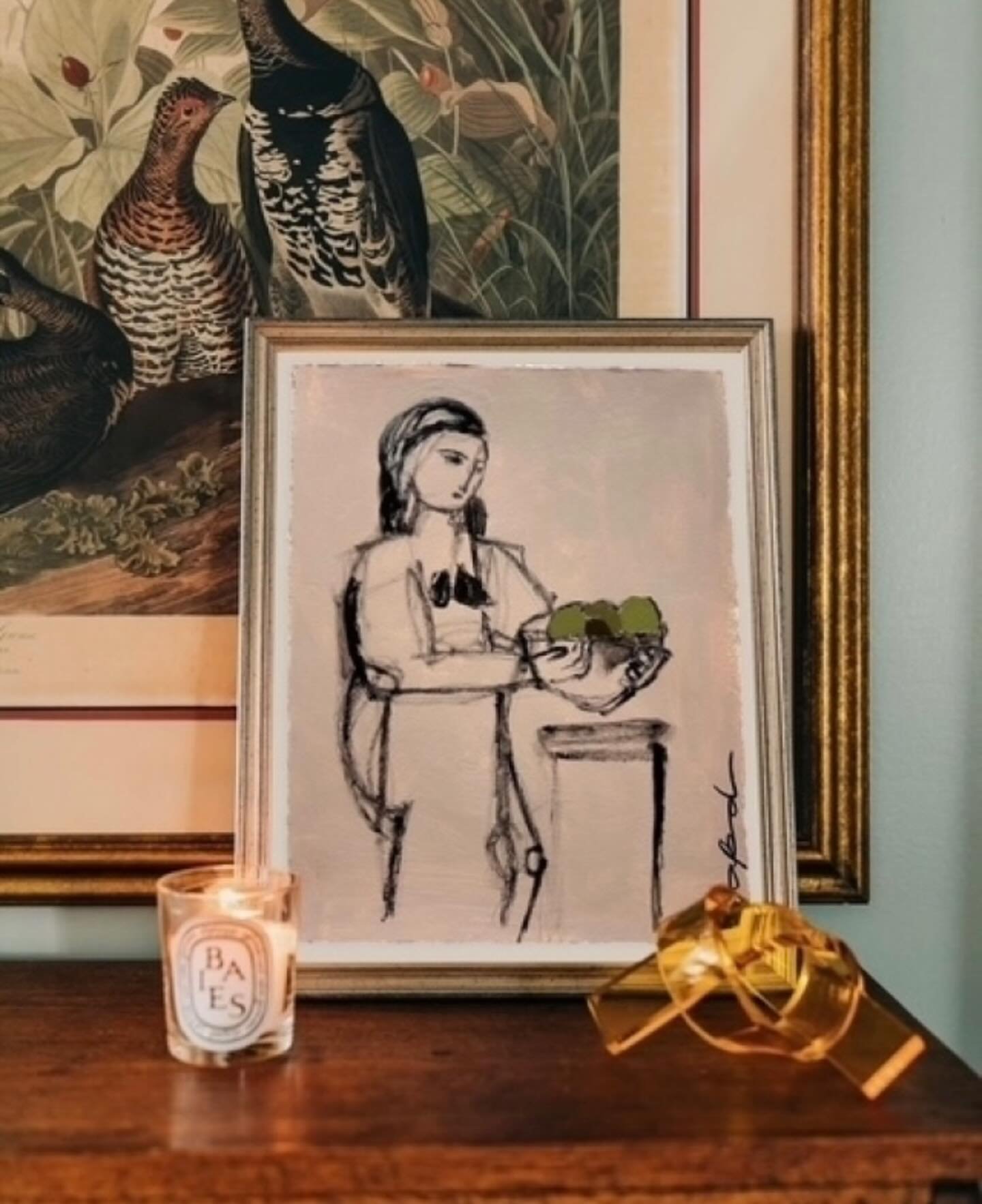 Today is the day! 🤗 New paper pieces with @thecampbellcollective go live this morning at 10am! These works are a fun and easy way to add a splash of modern femininity and interest to any space. I loved creating these for @thecampbellcollective and a