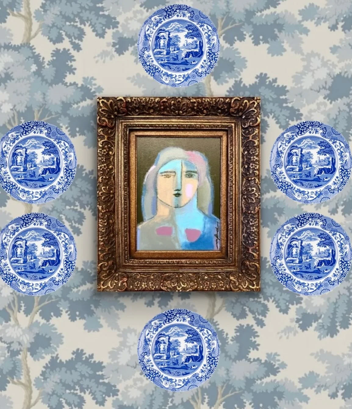 Welp I&rsquo;ve officially reached the age that my kids are teaching me new things on tech and I am not mad about it 🩵 I&rsquo;ve always been a technology laggard, so nothing new there, so I guess I&rsquo;m now in my Canva era 🩵 New vintage frames 