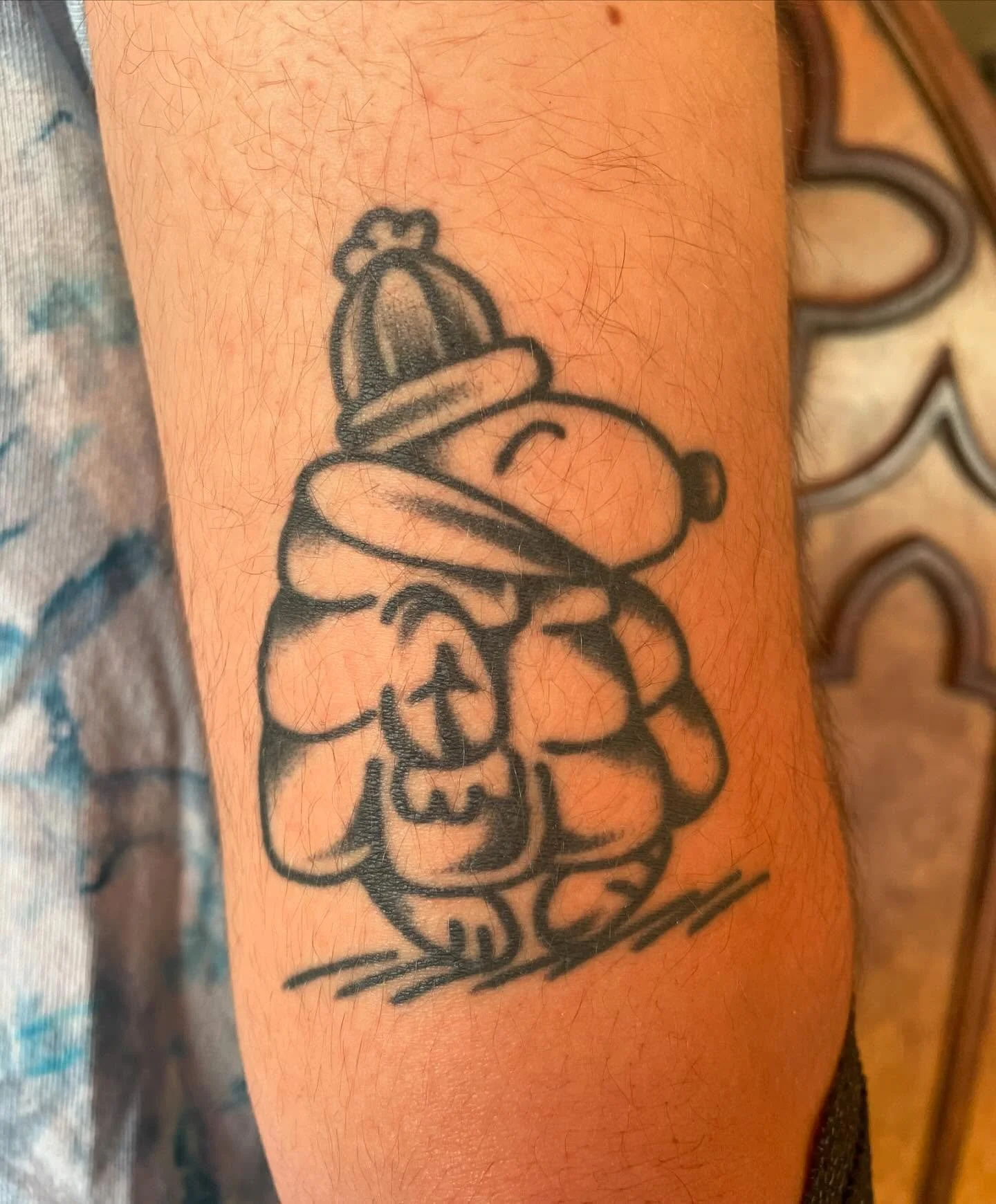 Healed! Everyone should have a puffer Snoopy tat 🐶❄️