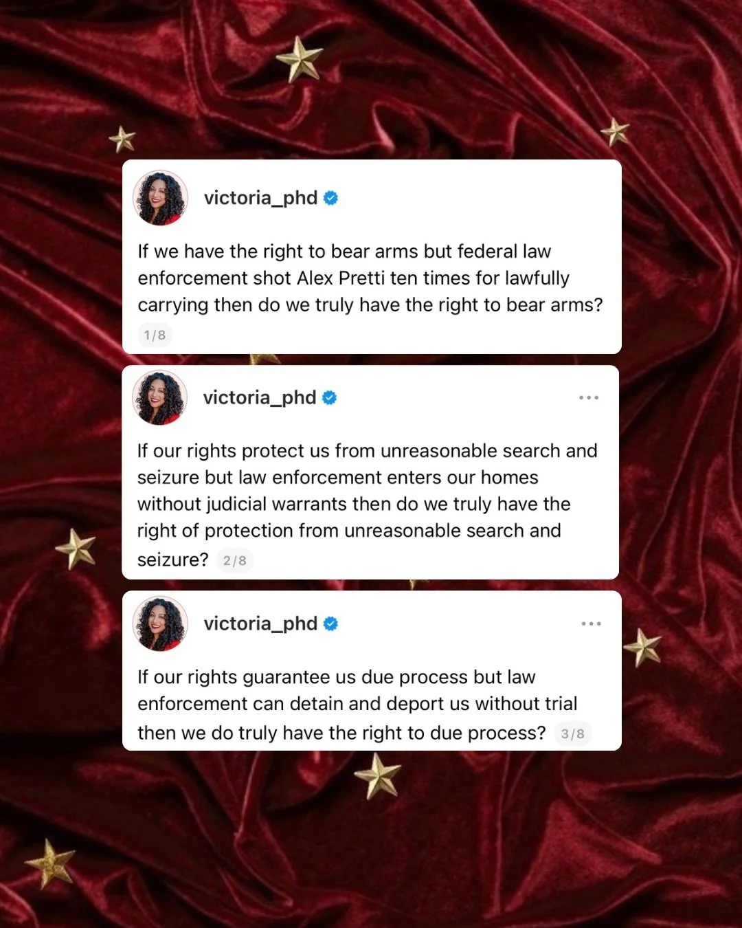 If we have the right to bear arms but federal law enforcement shot Alex Pretti ten times for lawfully carrying then do we truly have the right to bear arms?

If we have the right to protest and assemble in public spaces but law enforcement assaults u