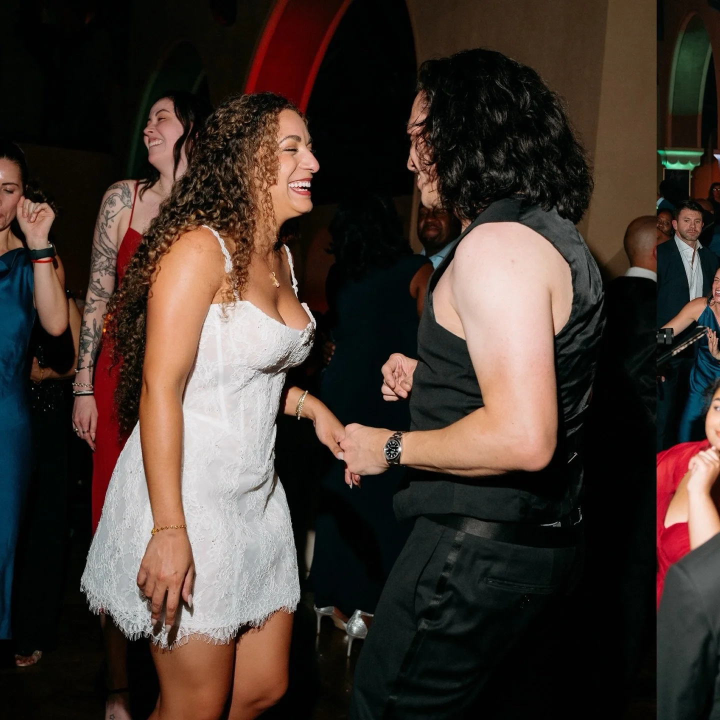 The dance floor (and man) of my dreams 🥰 

We got our full wedding photo gallery back! We are reliving that wedding bliss through every picture 🤍

I can&rsquo;t tag everyone but I love you all!

📸: @elliemae.photo