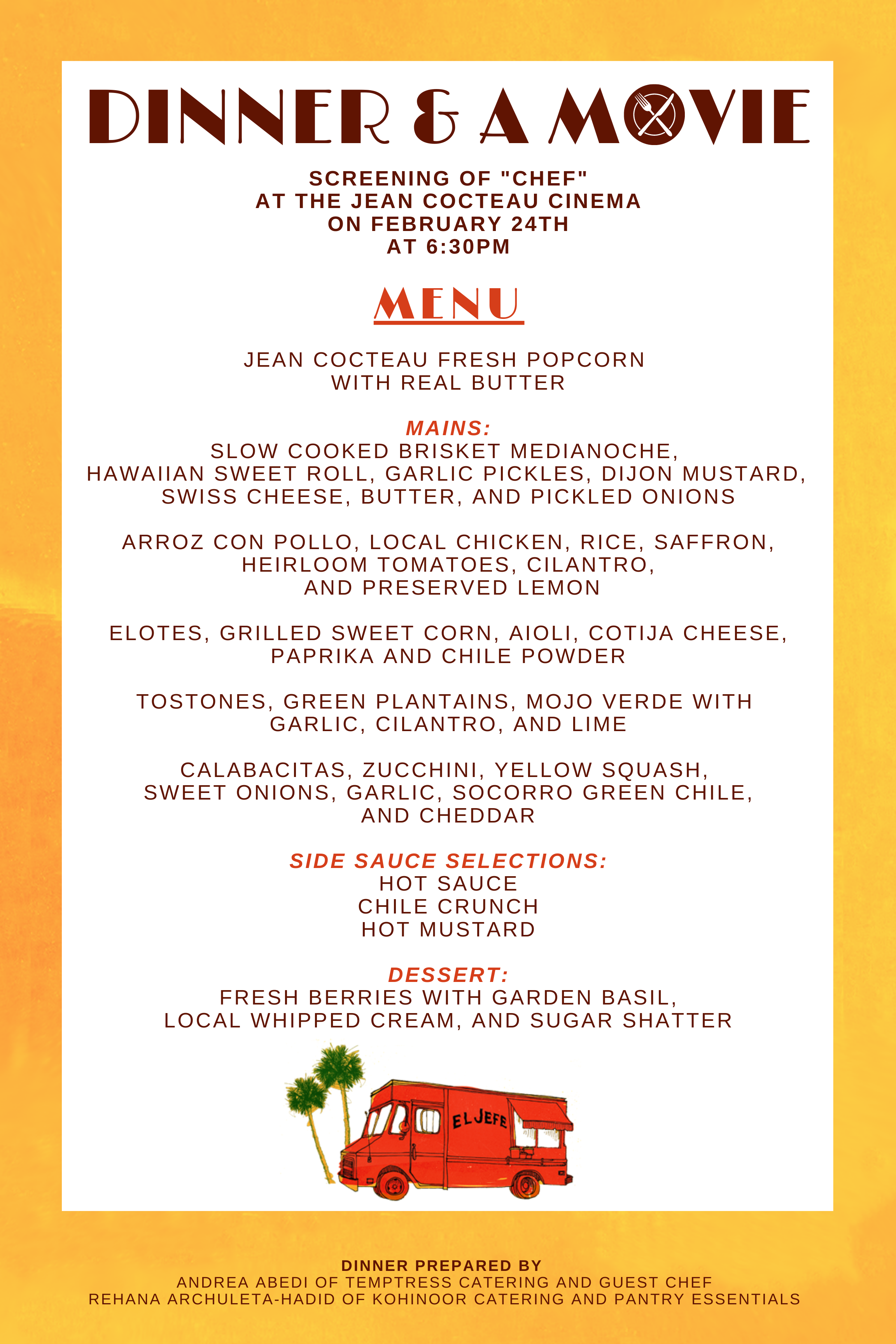 Dinner and a Movie — Jean Cocteau Cinema