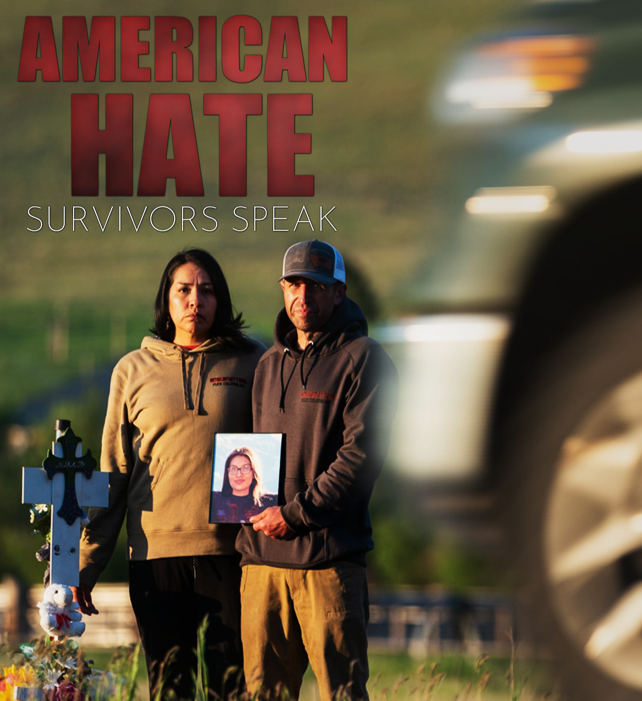 Indigenour Man and Woman holding a photo