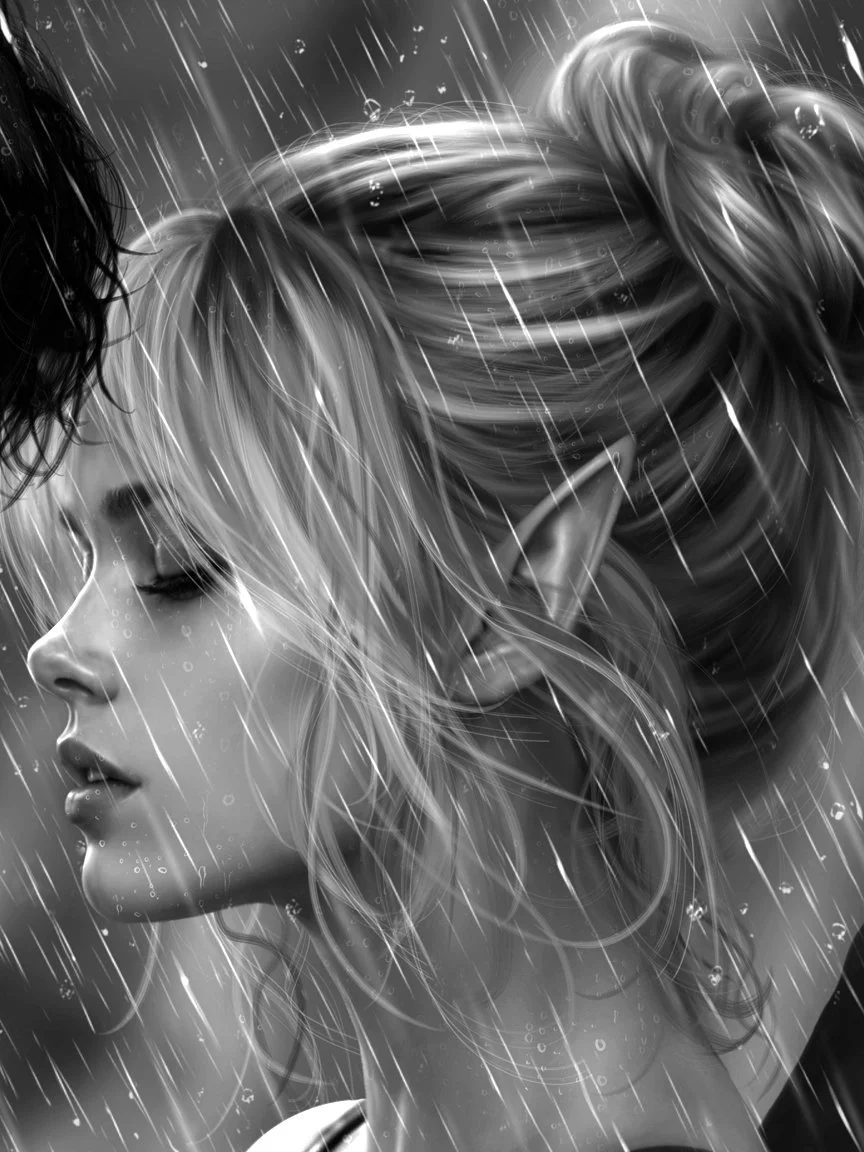 Now and Always Tink CU B&W.jpg