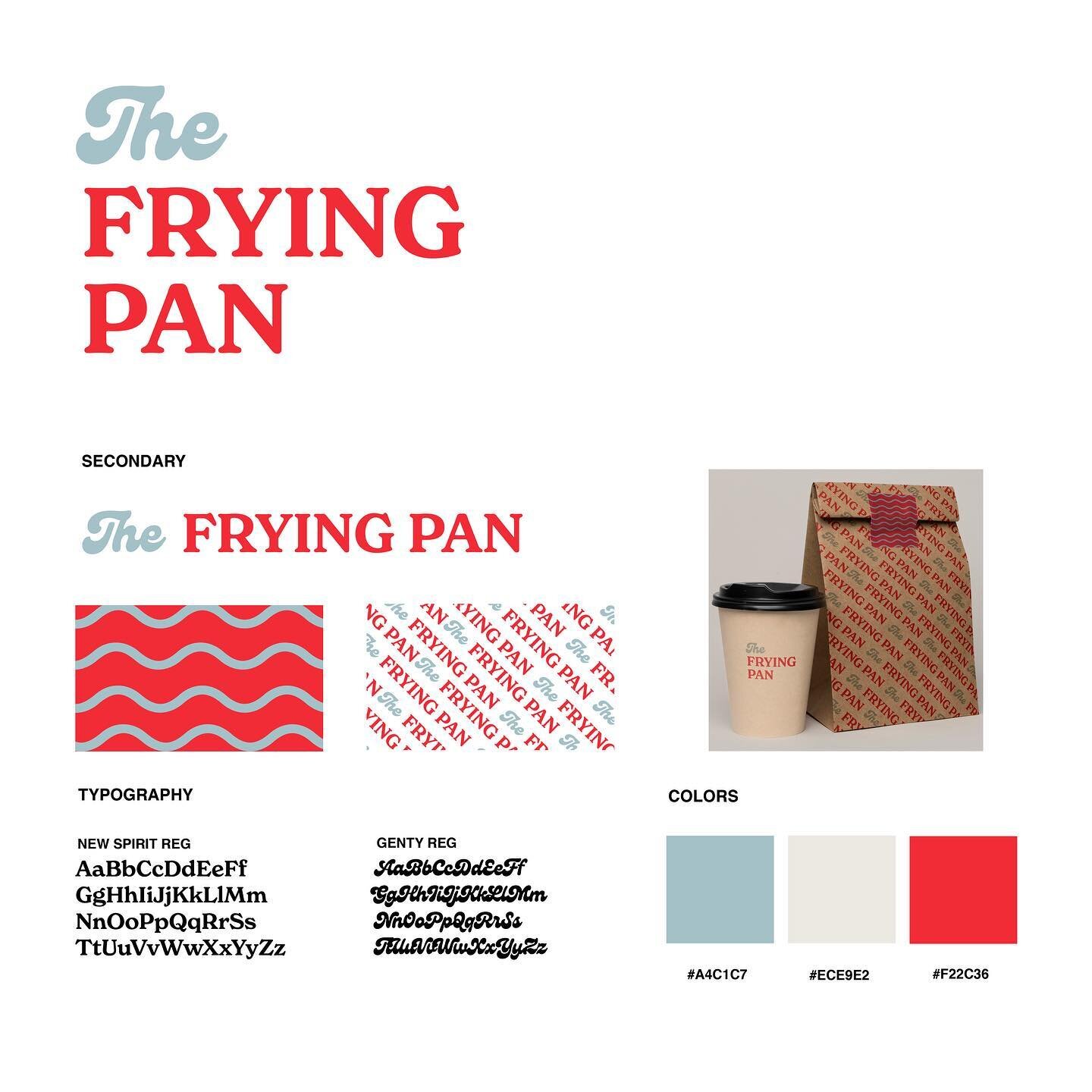 rebrand concept for the frying pan restaurant in nyc 🥁⚡️🚀 @fryingpannyc