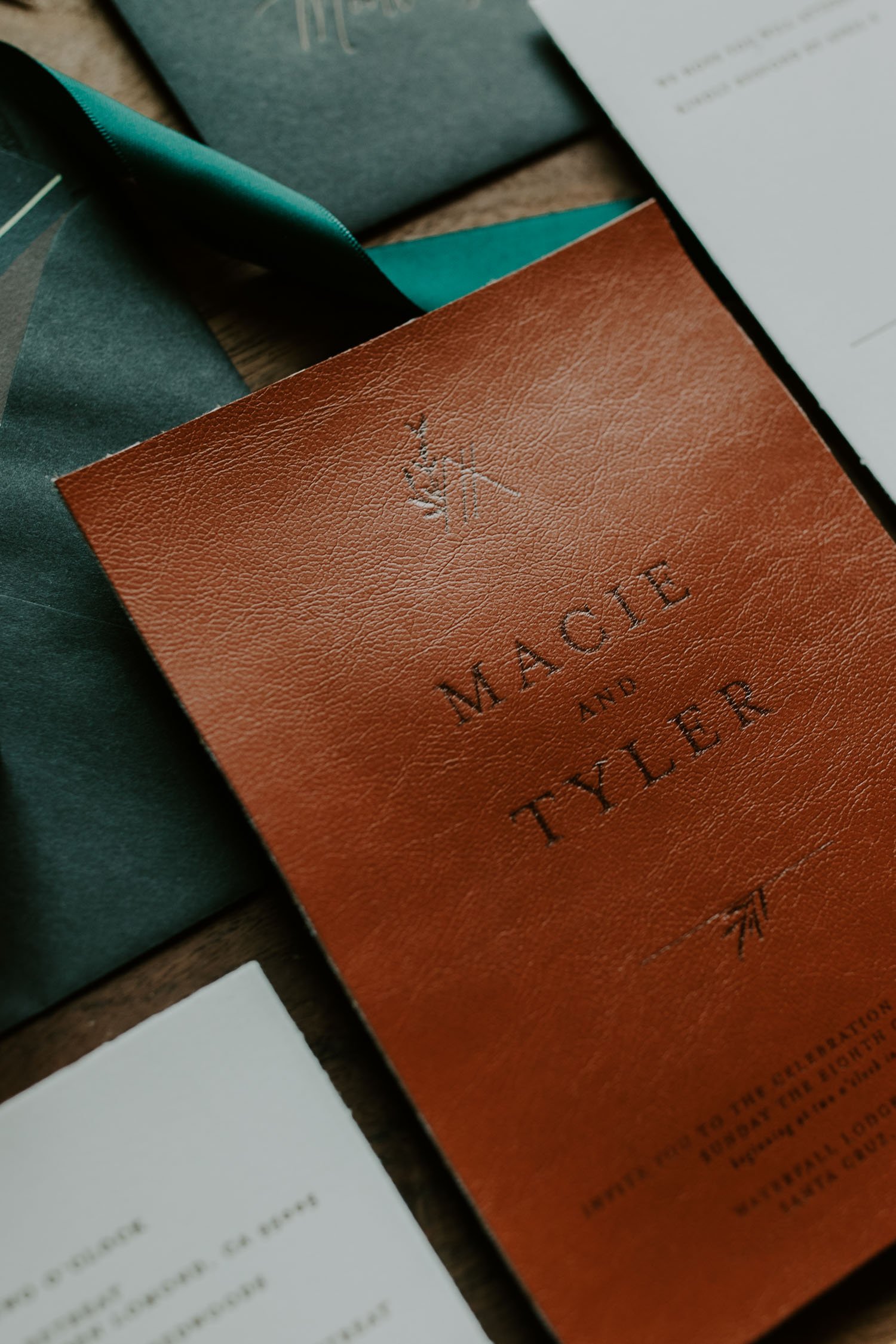 norcal wedding leather letterpress invitations.jpg