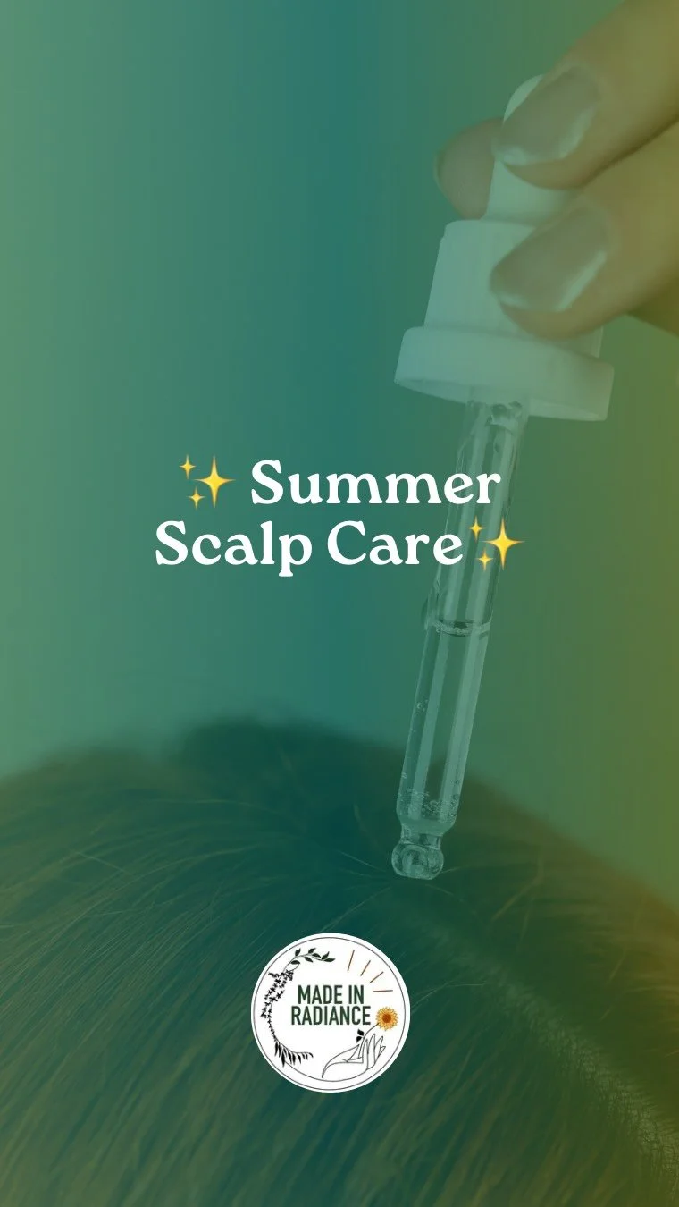 Scalp care, summer edition ☀️🩵 ft. my little sidekick 😂
Usually I film these during nap time, but today… you’re getting the full behind-the-scenes of a working mama & entrepreneur life 👩‍👦💼💛
Let’s keep it real and ra