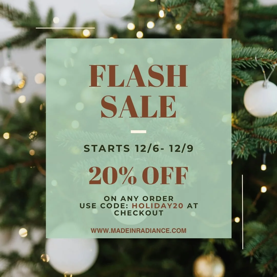 🎤✨ IT&rsquo;S TIMEEEEEE! ✨🎤
Mariah unfroze and so did our Made In Radiance Holiday Sale 🛍️💛
Treat yourself, your skin, and your rituals before everything sells out 👀✨

#MadeInRadiance #HolidaySale #ItsTime #MariahSeason #GiftYourGlow #SmallBizMa