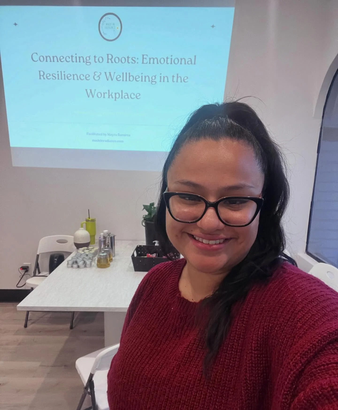 This weekend I facilitated a Made In Radiance wellness workshop for a local construction company. We focused on breathwork, stress relief, and simple ancestral practices to support mental health and well-being in high-stress work environments.

These
