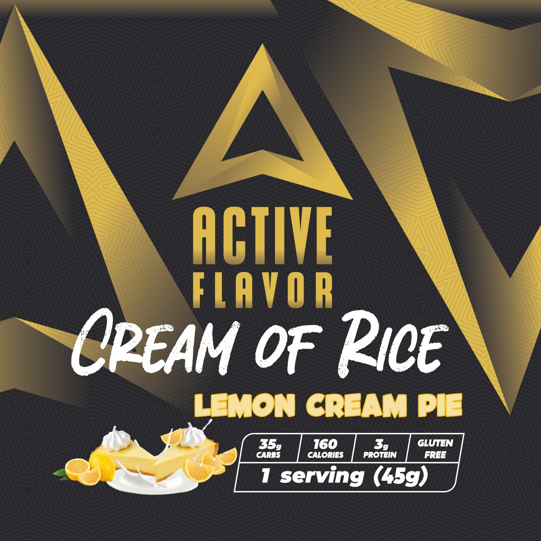 ÉCHANTILLIONS - Crème de riz saveur de Tarte à la Crème et Citron