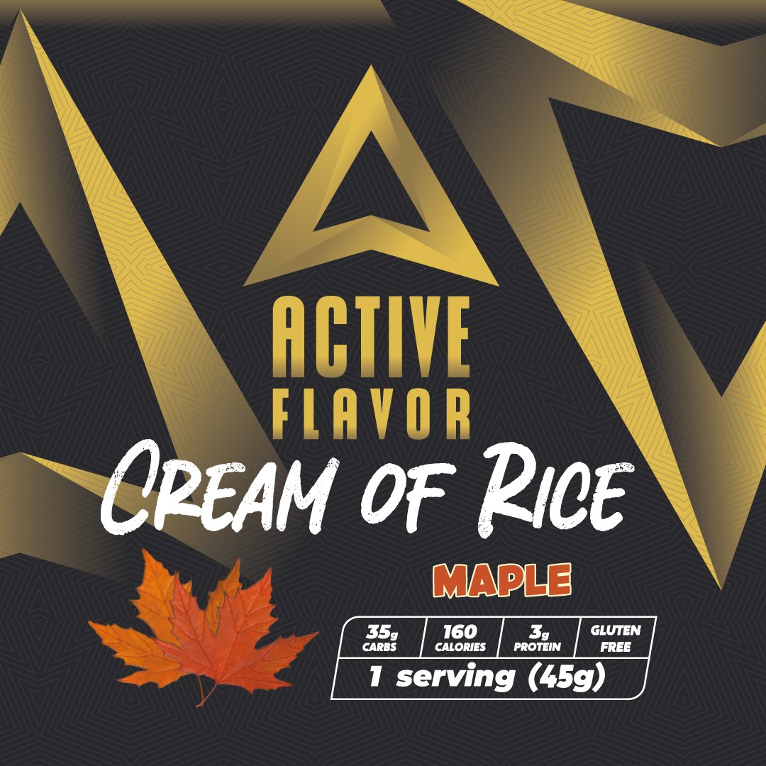 ÉCHANTILLIONS - Crème de riz saveur d'érable