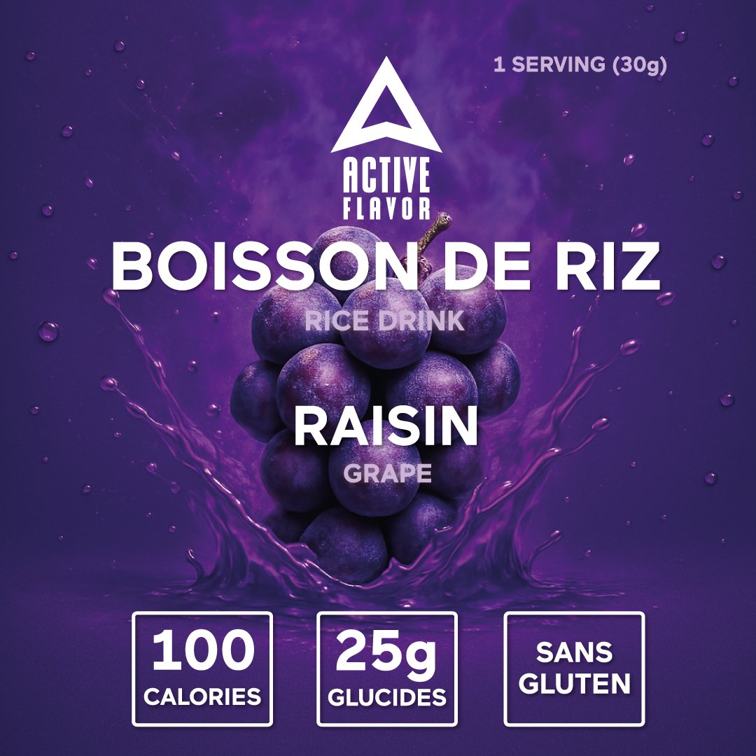 ÉCHANTILLIONS - Boisson de riz saveur raisin