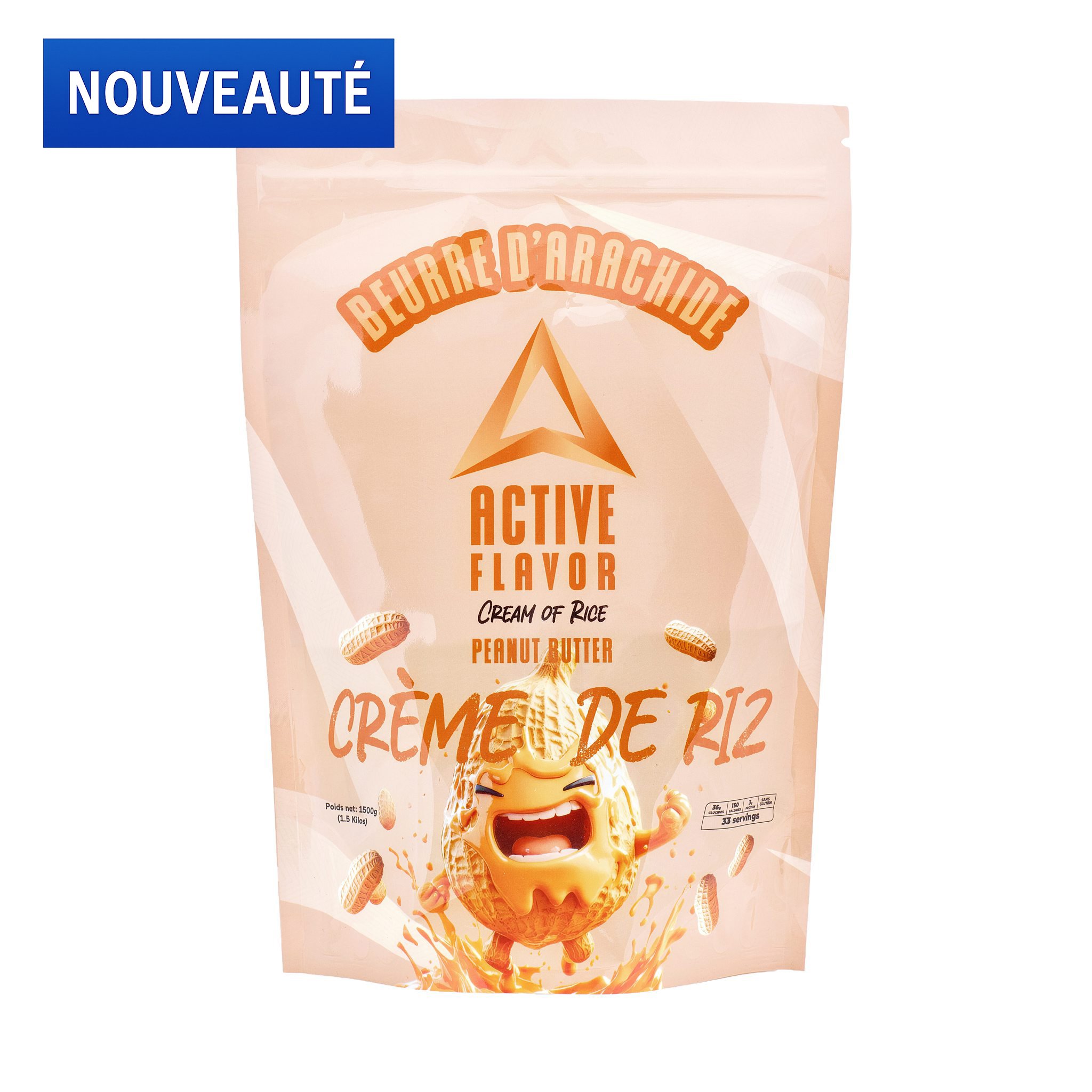 Crème de riz saveur beurre d'arachide 1,5 kilos
