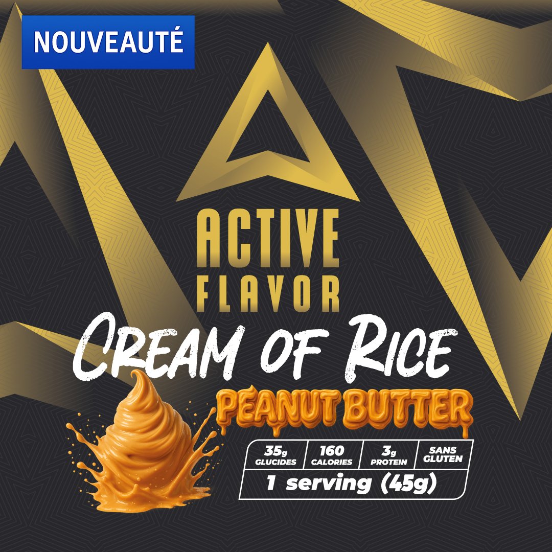 ÉCHANTILLIONS - Crème de riz saveur beurre d'arachide