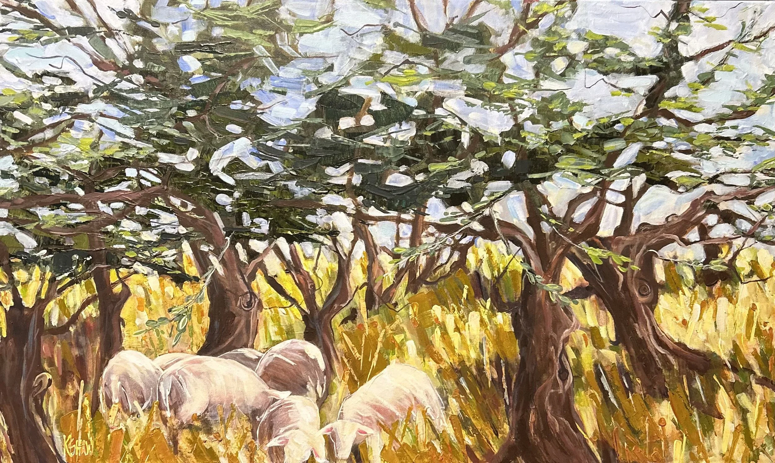 Golden Hour Grove - 18 x 30