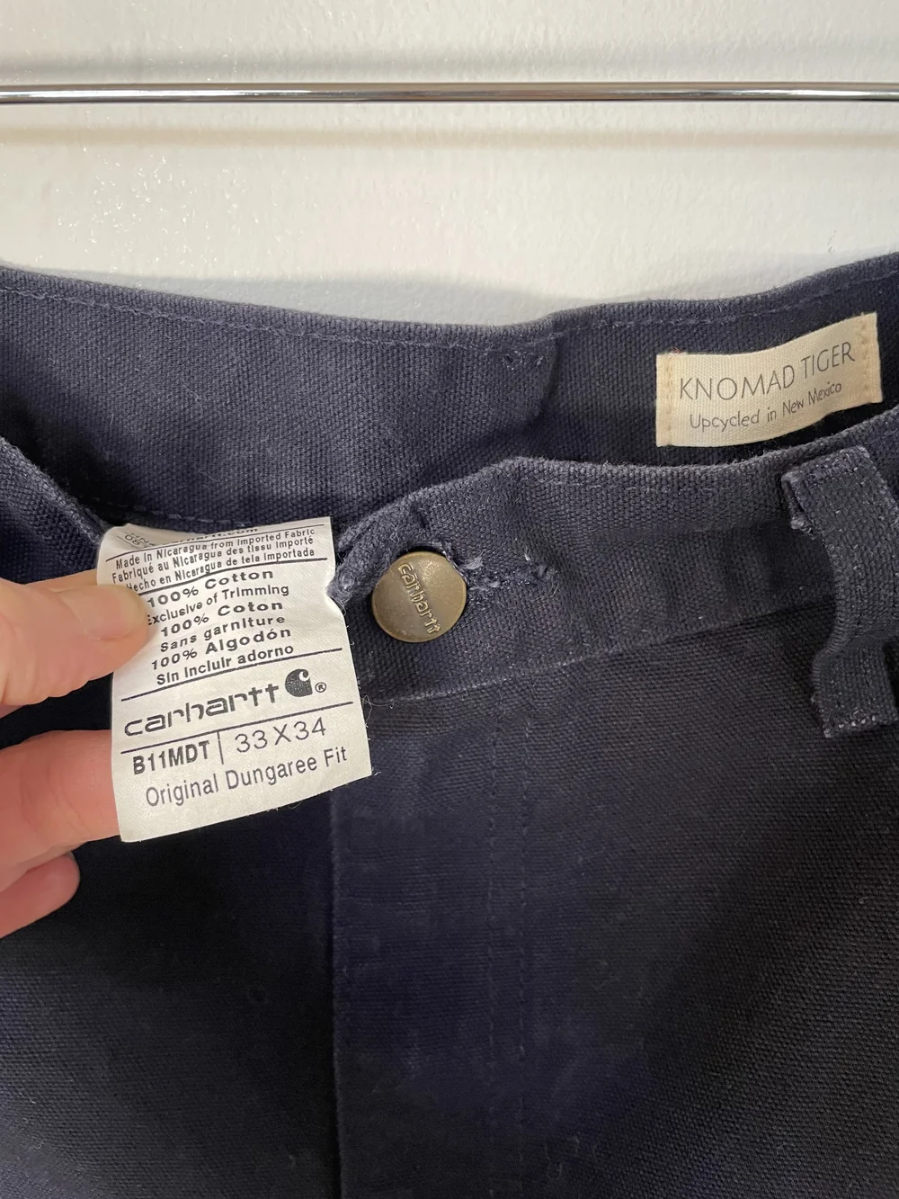 Upcycled Carhartt Workwear Pants — KNOMAD TIGER x NICKI STEWART