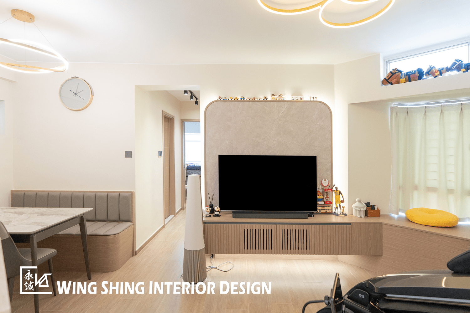 藍田.匯景花園|《巒巵》|現代奶油風| — Wing Shing Interior Design 永誠室內設計