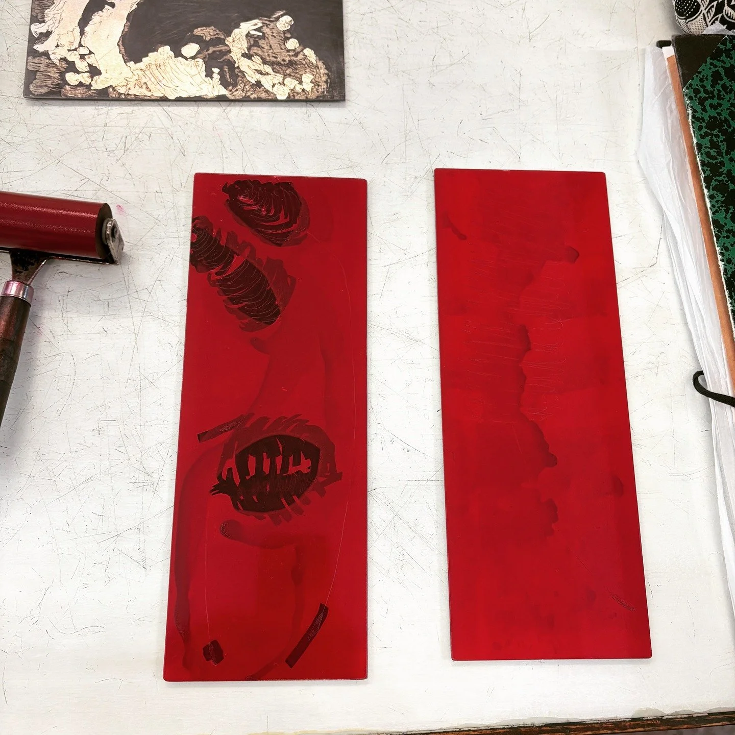 Experiments in printmaking. Come out to @tiliquatiliqua and see some new etchings I've been working on. #dandelion #catsofinstagram 
looking forward to seeing you all there tomorrow afternoon 3-6pm for drinks🥂

#newprints 
#etchings 
#catsofinstagra