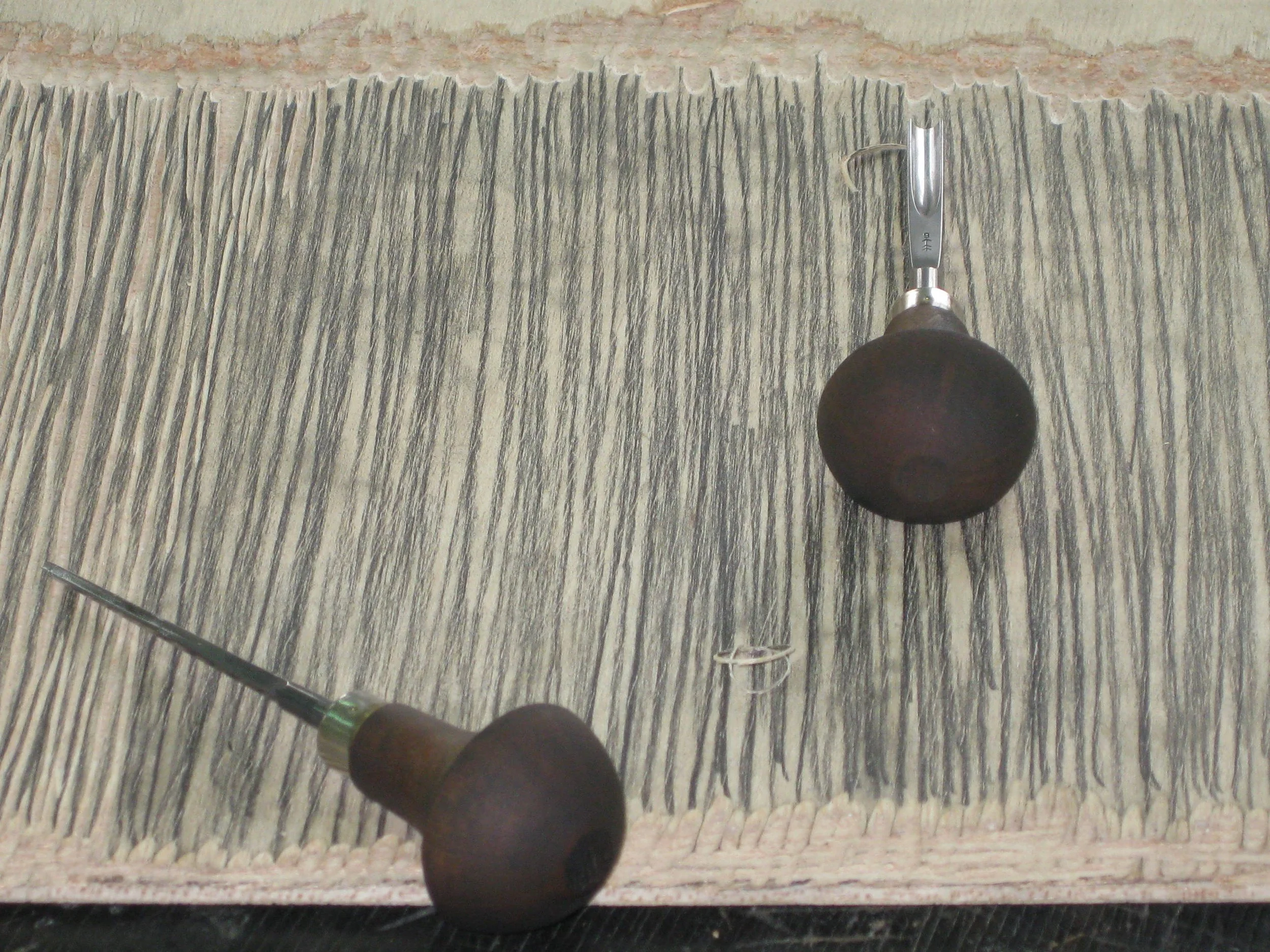 detail, woodcut for Millefeuille, 2010©