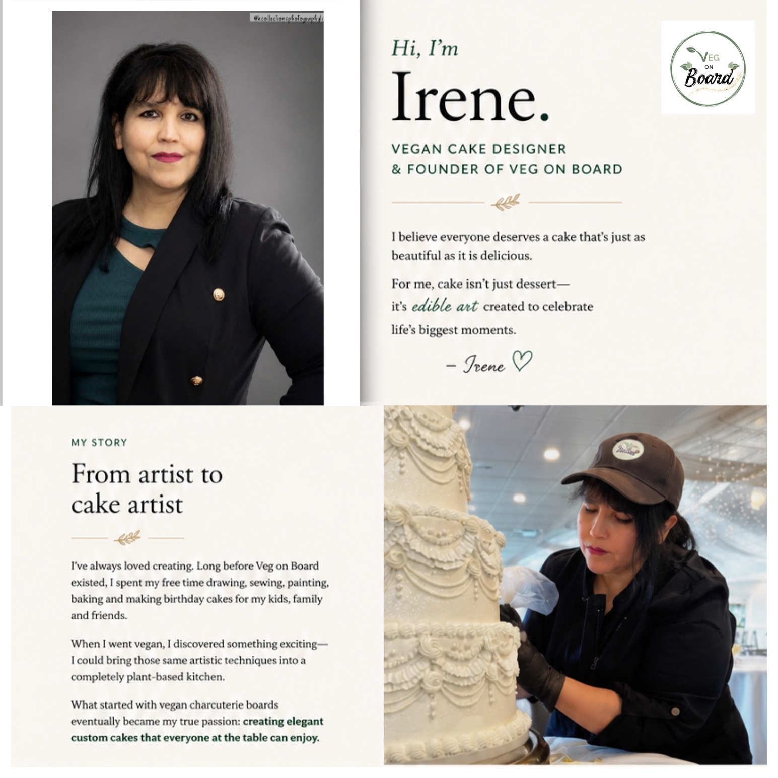 Veg on Board Founder Irene Rodriguez Manieri About Me