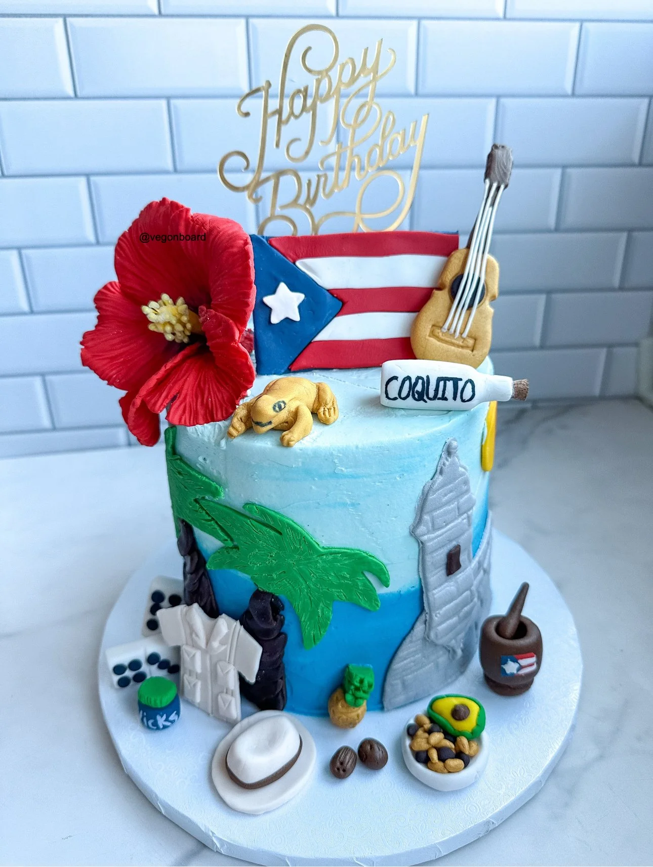 vegan Puerto Rico cake veg on board long island