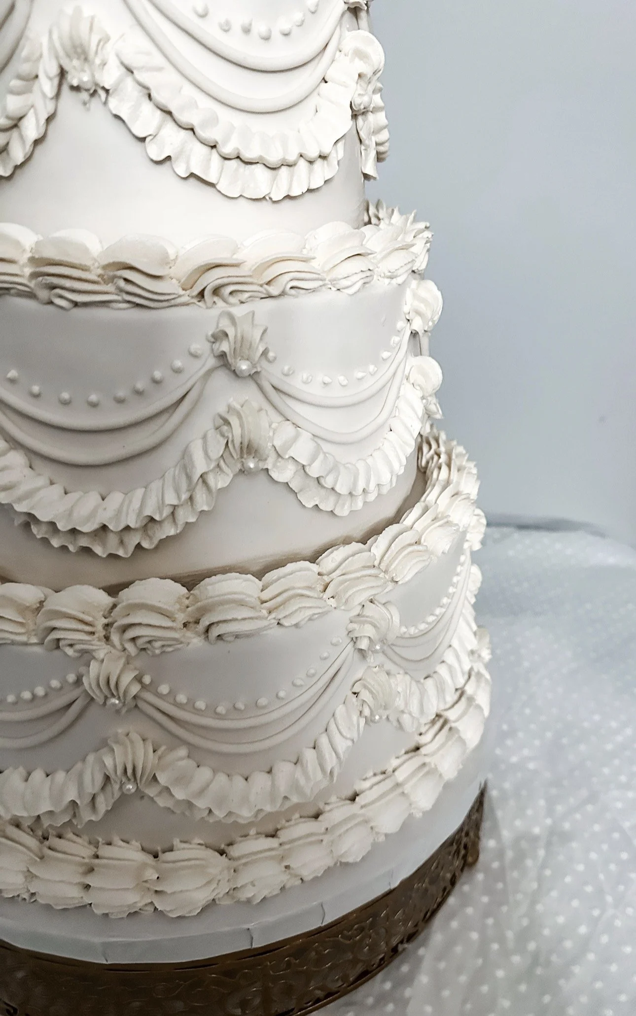 vegan wedding cake vintage Lambeth  three tier Veg on Board Long Island NY 