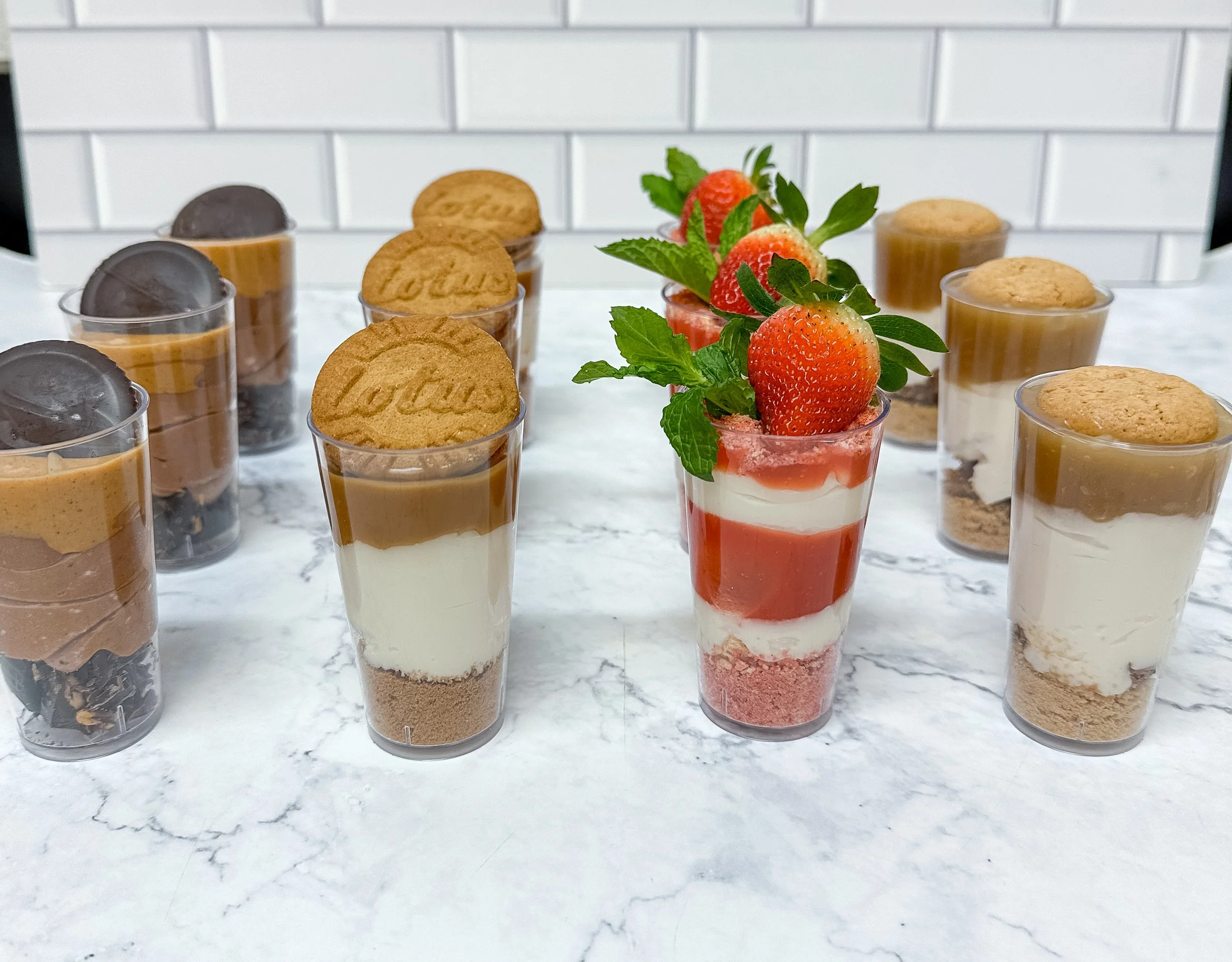 Vegan dessert shooters Veg on Board Long Island