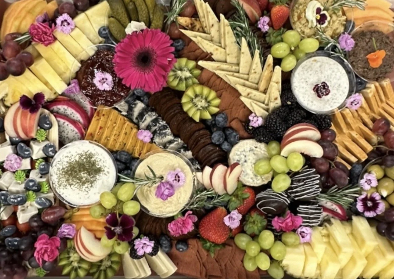 Behind the Scenes of a 10ft Vegan Wedding Grazing Table at Post Morrow Foundation- Brookhaven, NY