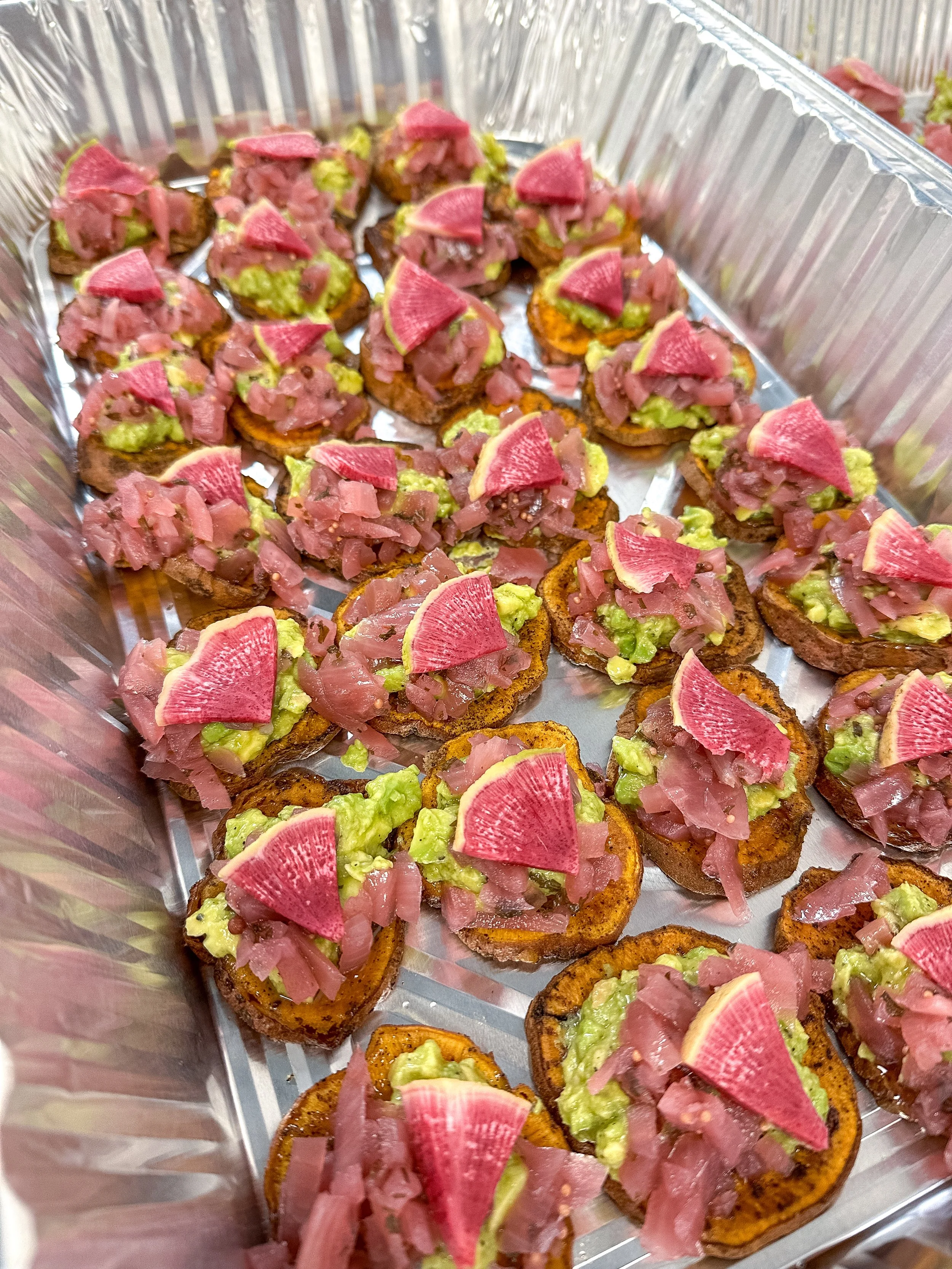 sweet potato avocado tartare veg on board Brookhaven ny