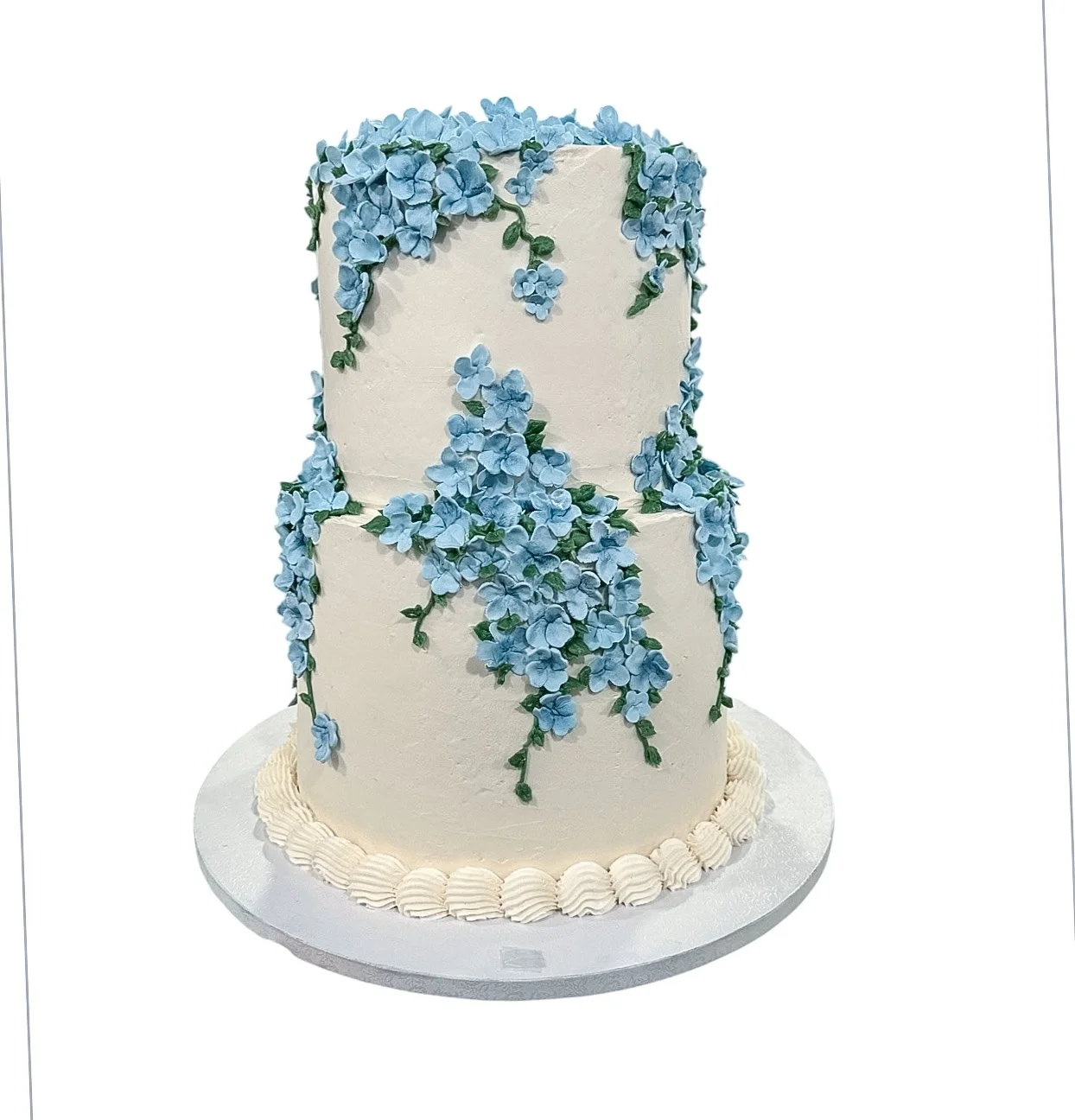 vegan custom two tier cake for baptism veg on board Long Island NY