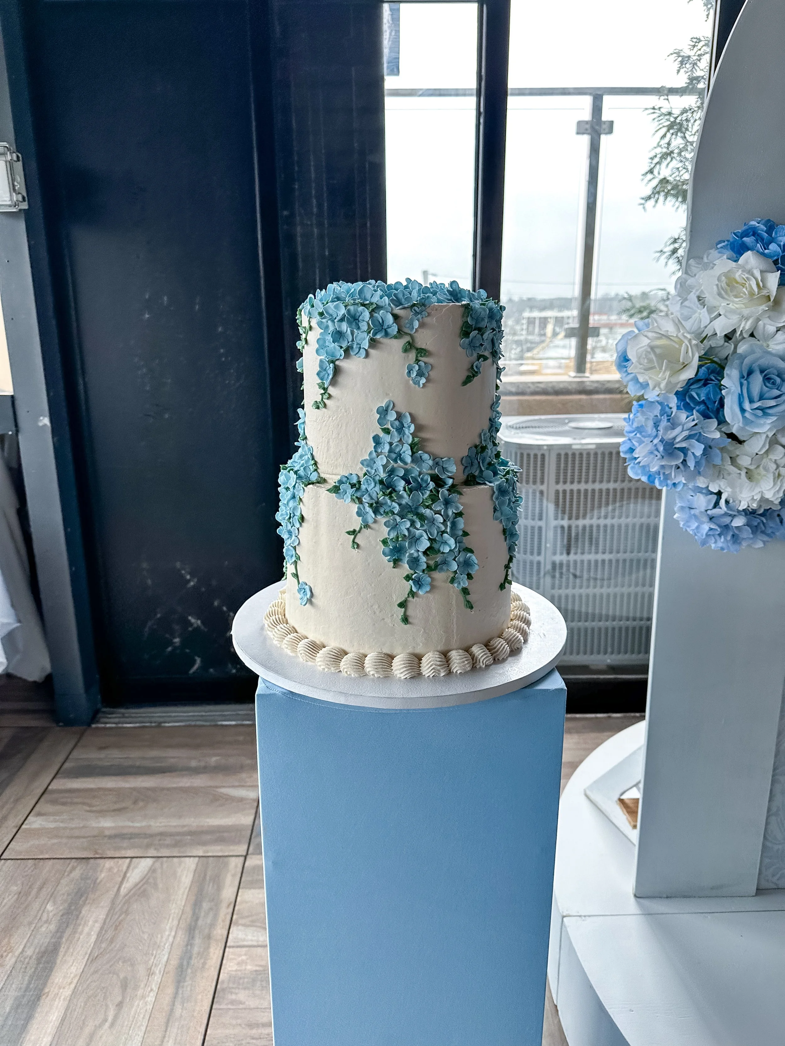 Vegan custom cake for a baptism christening Veg on Board Long Island NY