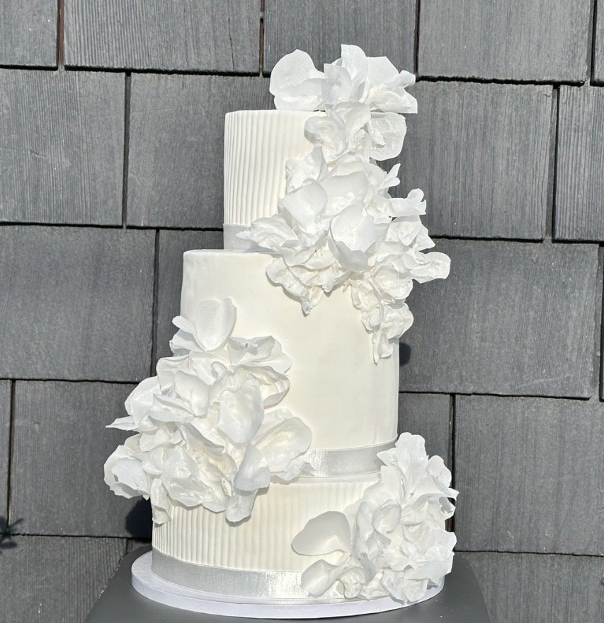Vegan wedding cake modern design Veg on Board Centereach NY