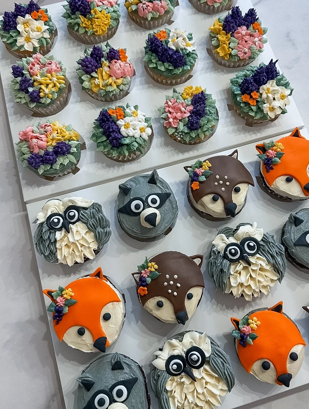Vegan Woodland Animal Cupcakes Long Island