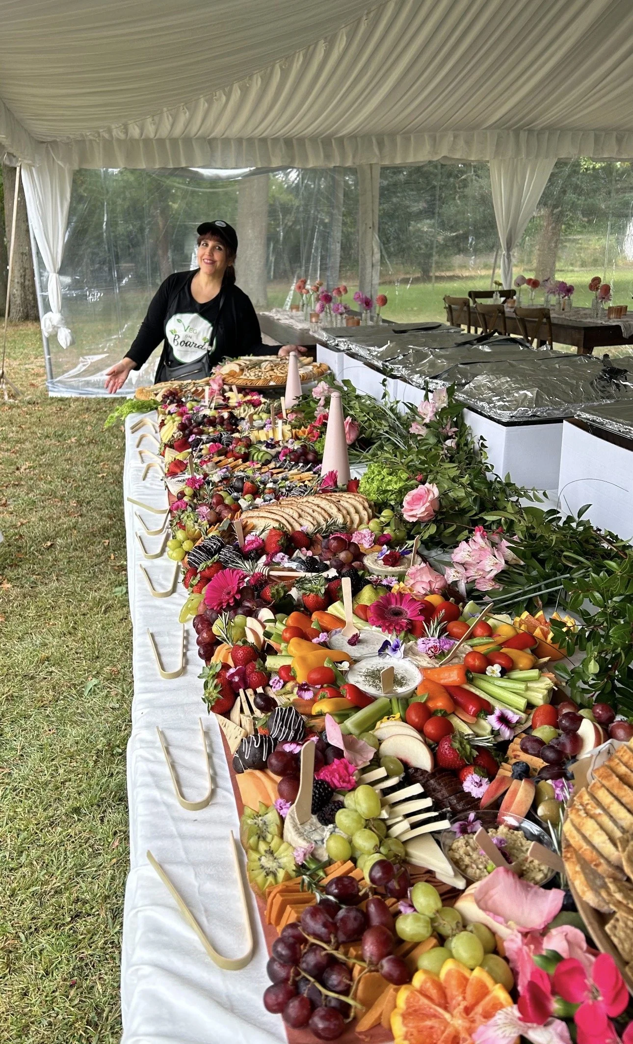 Veg on Board Grazing Table Post Morrow Long Island